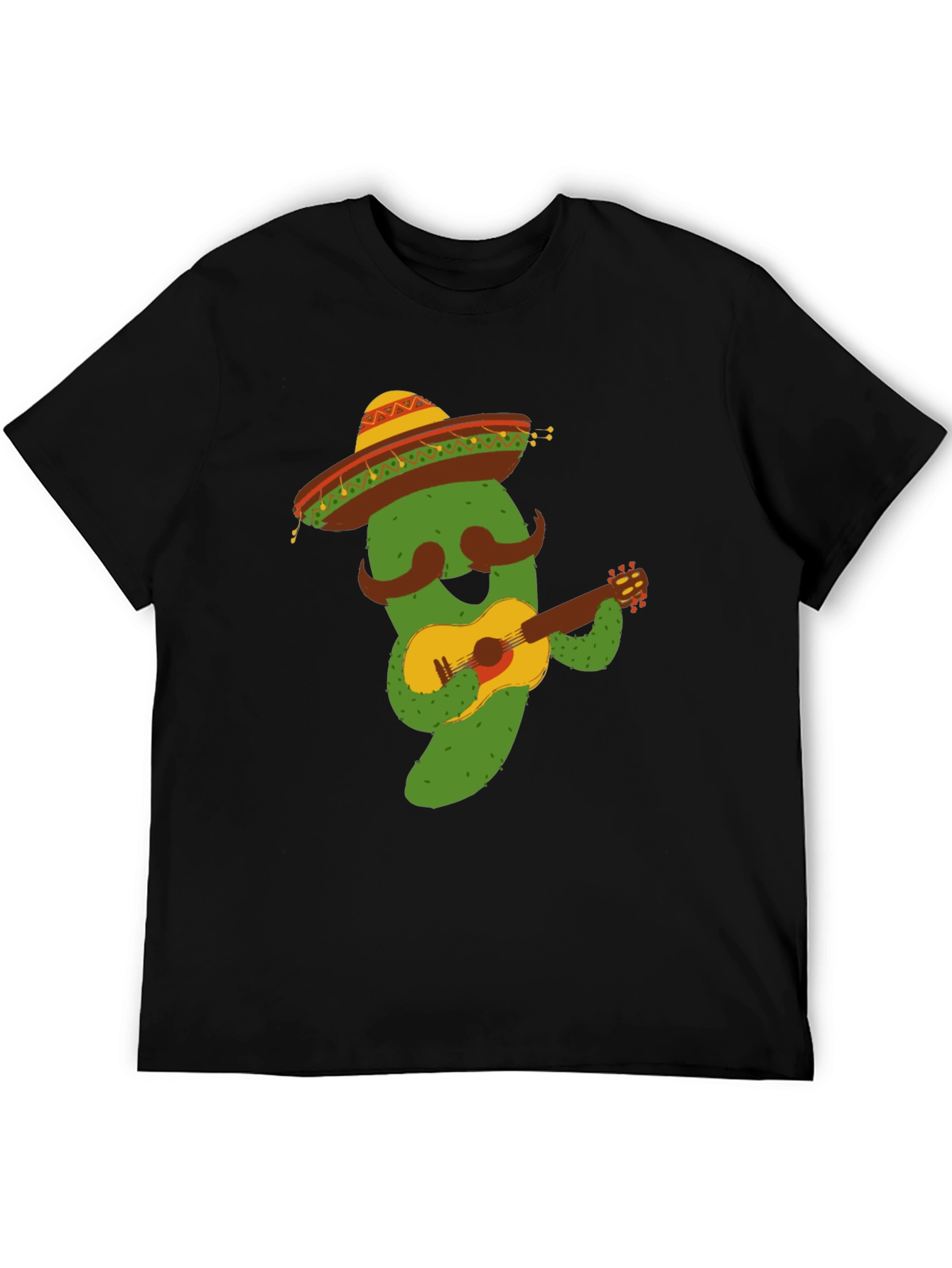 Cactus Guitarist Graphic Tee - Quirky & Comfortable