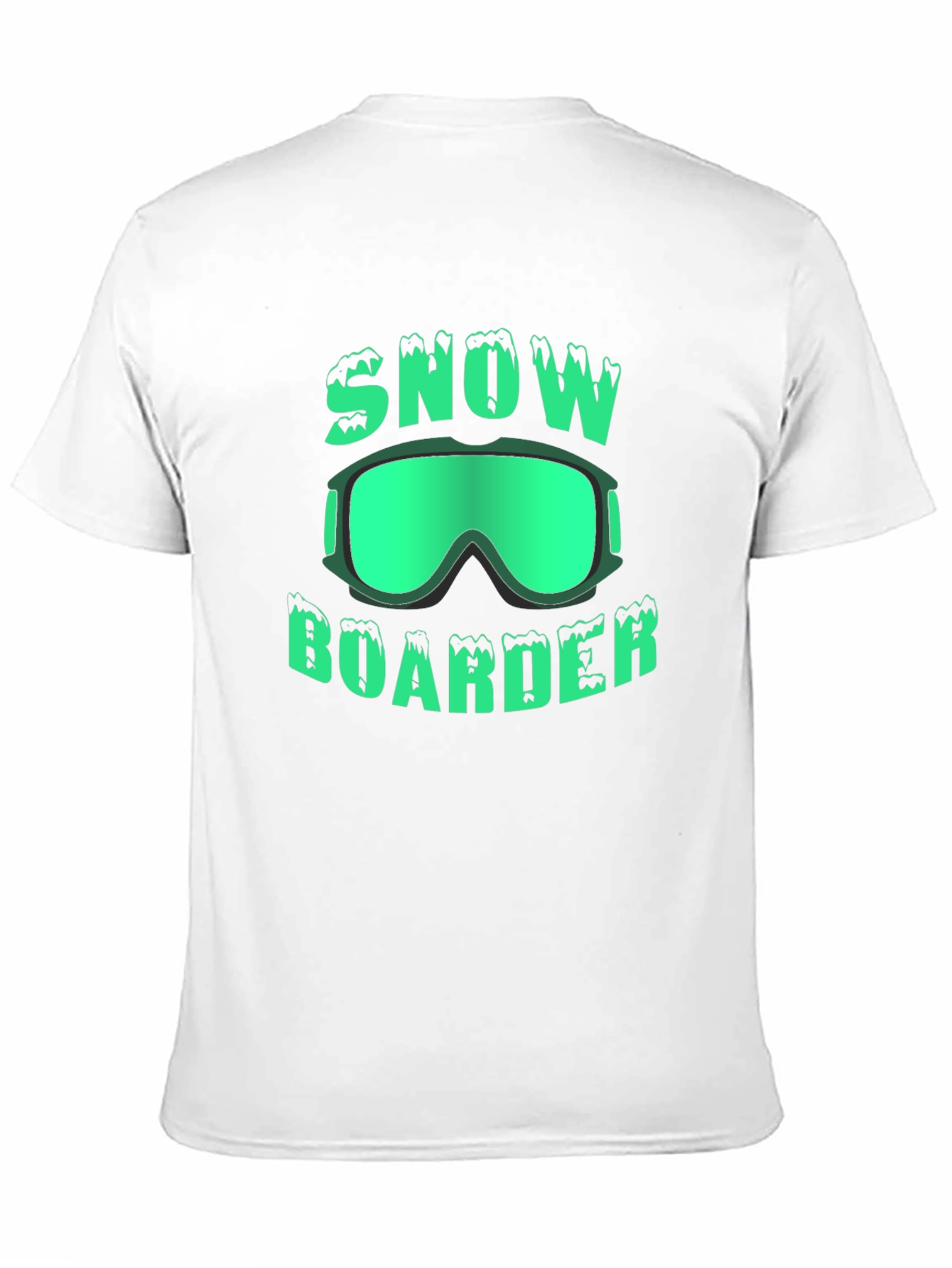 Snowboarder Graphic T-Shirt - Black