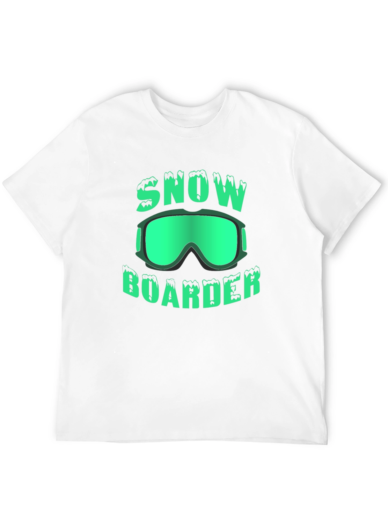 Snowboarder Graphic T-Shirt - Black