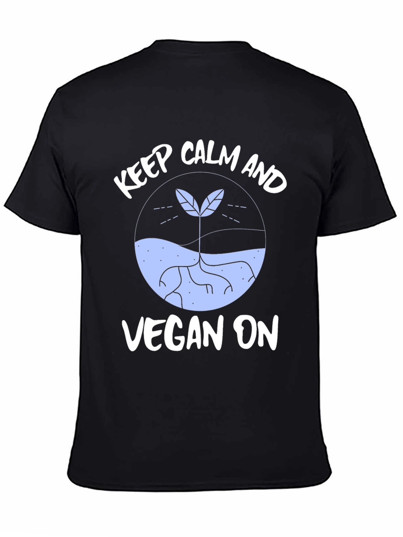 Keep Calm & Vegan On Graphic Tee