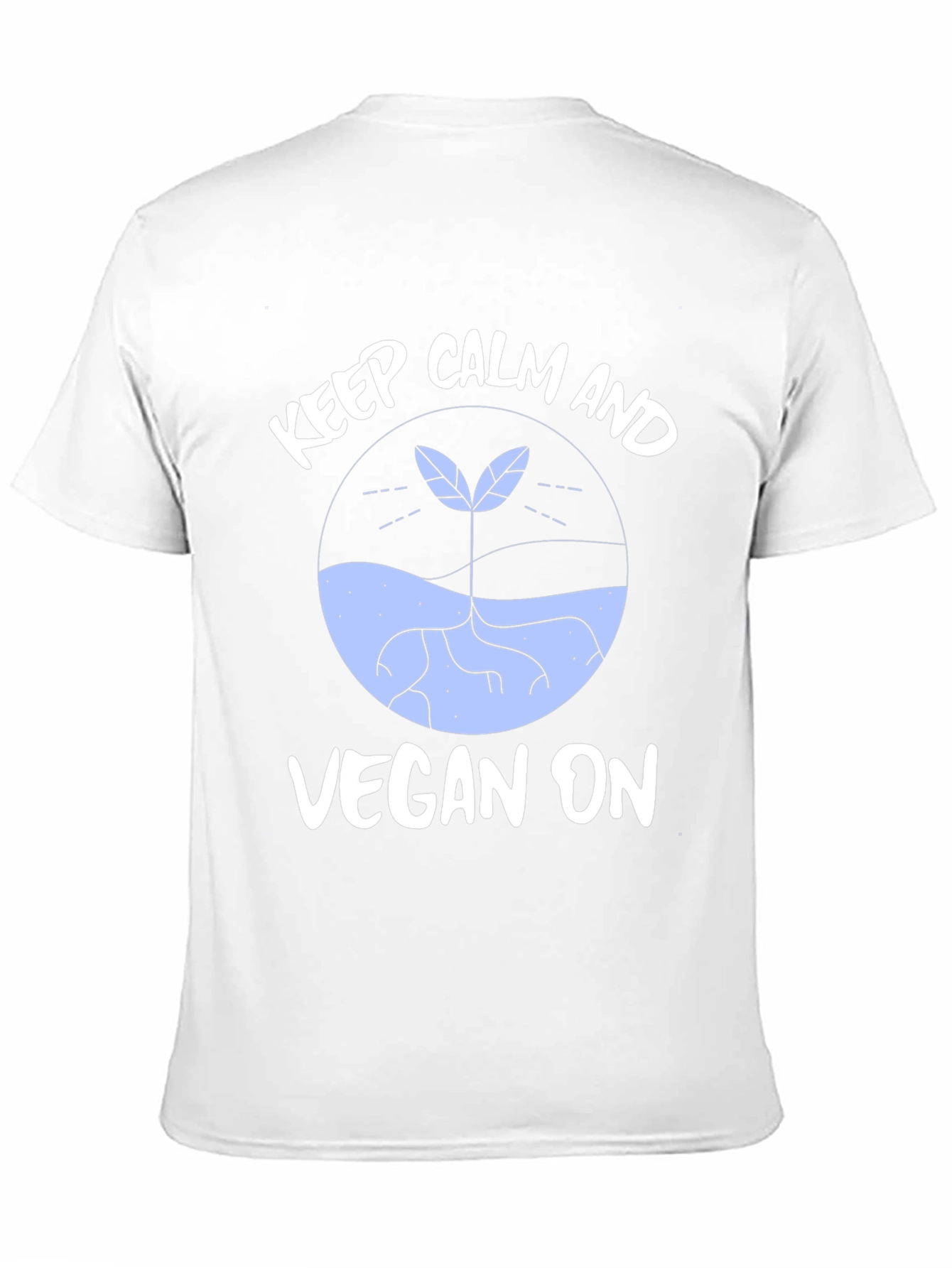 Keep Calm & Vegan On Graphic Tee