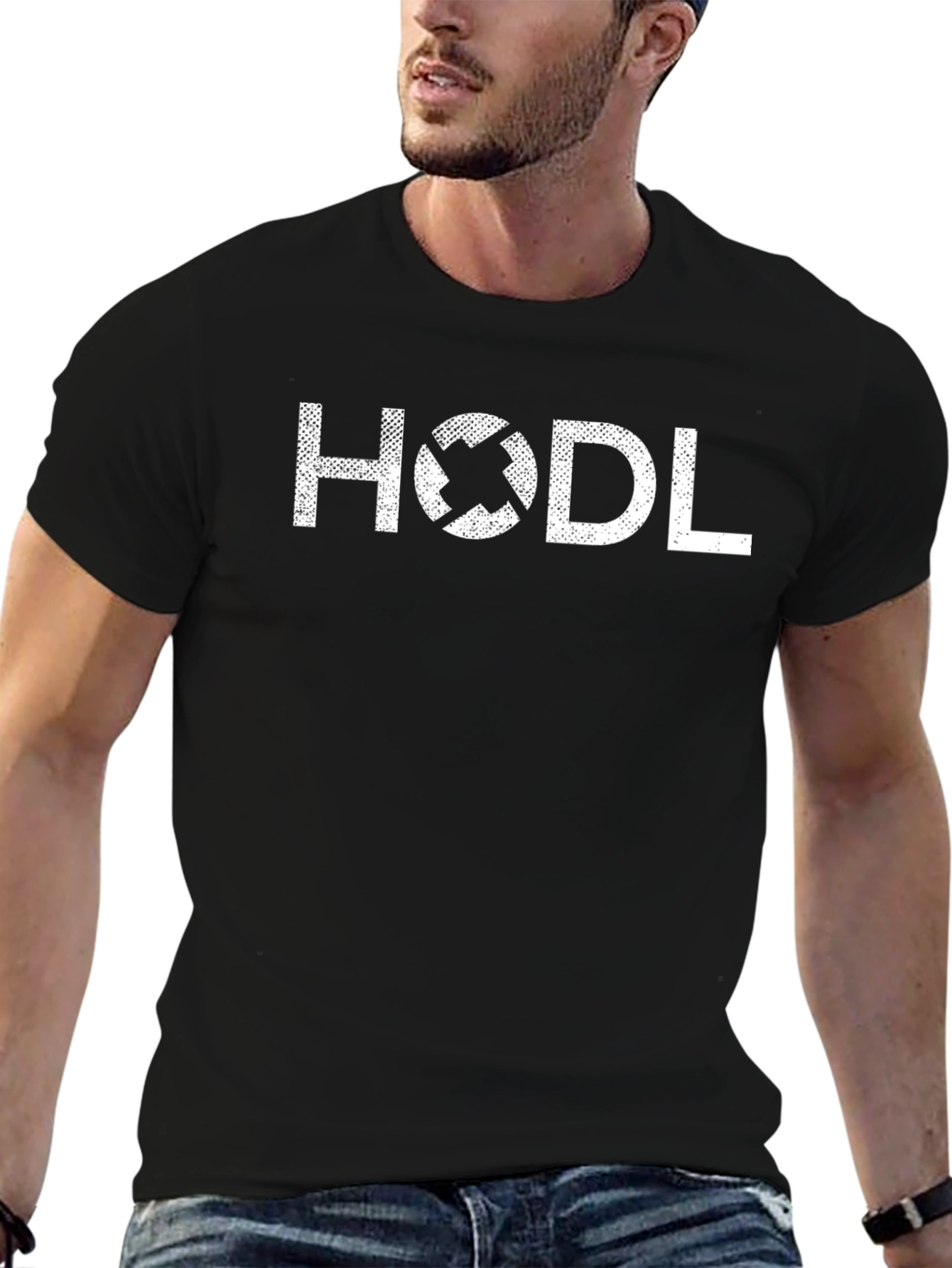 HODL Crypto T-Shirt - Black Graphic Tee