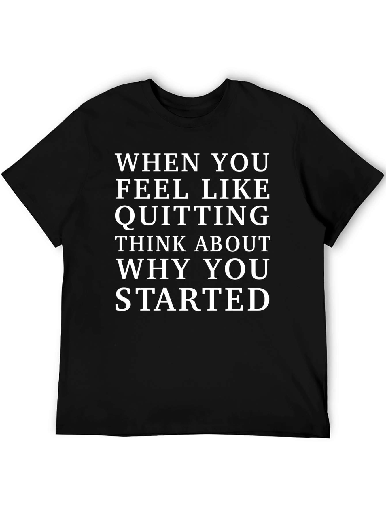 Motivational T-Shirt - Never Give Up
