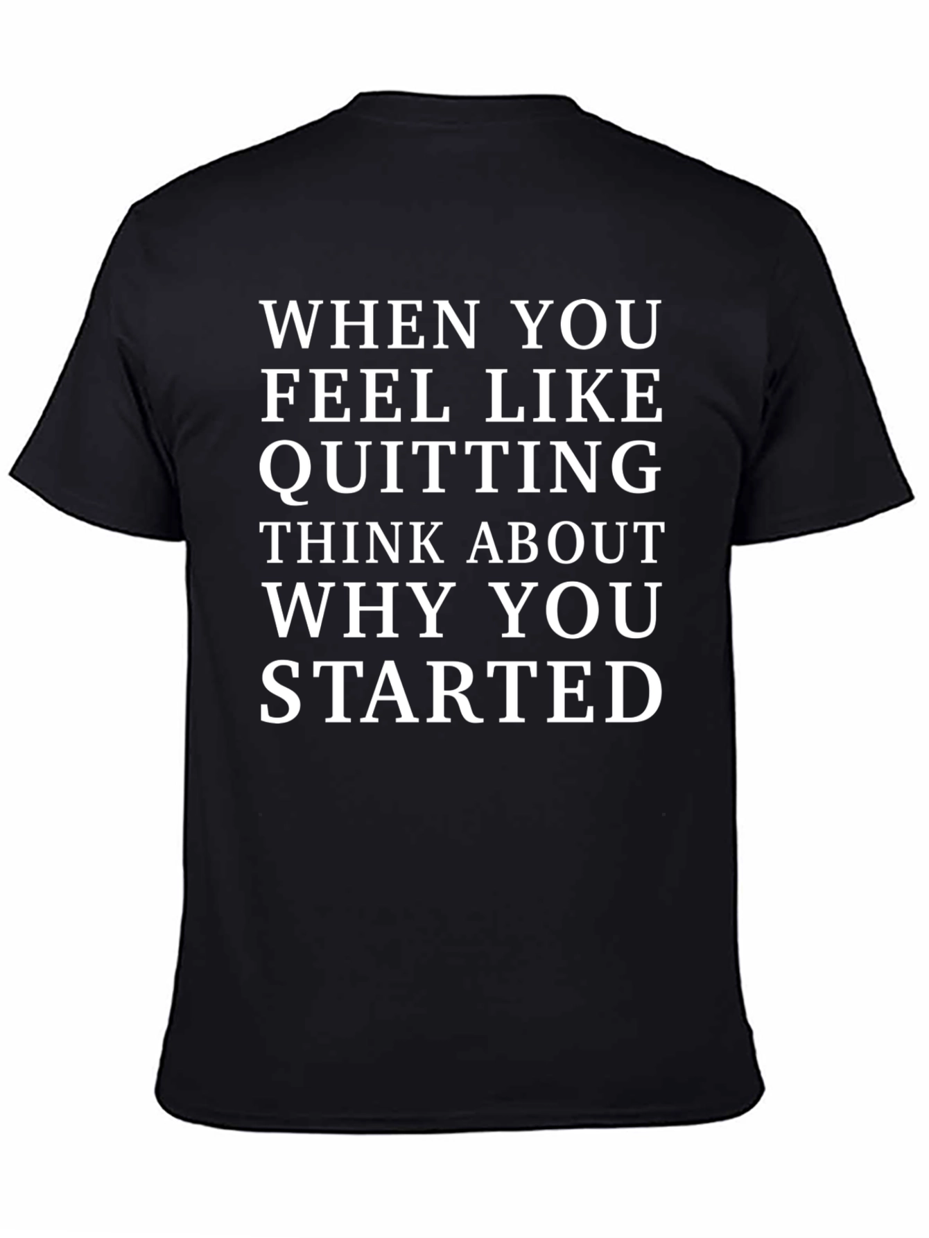 Motivational T-Shirt - Never Give Up