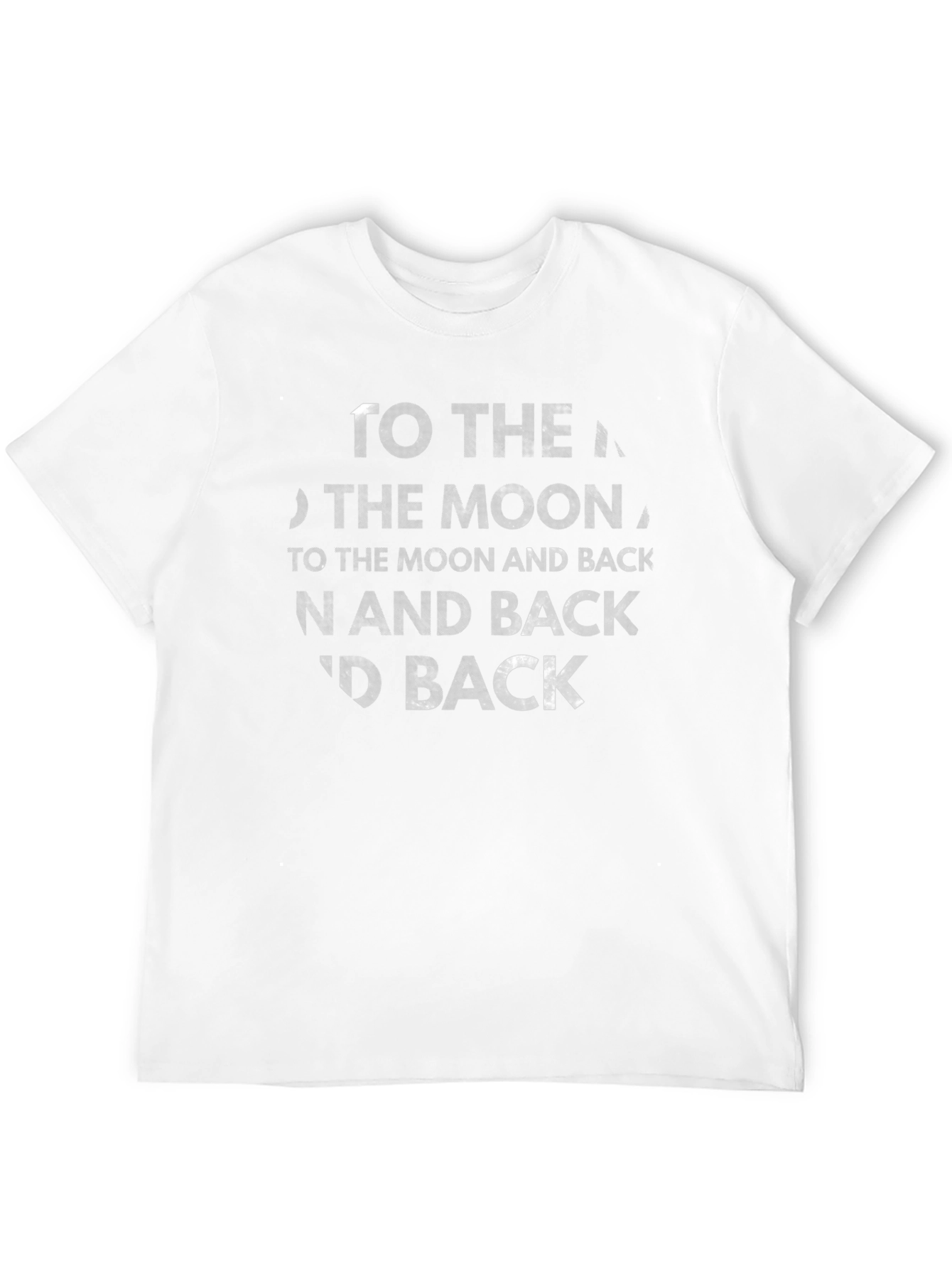 To the Moon and Back Black Graphic Tee
