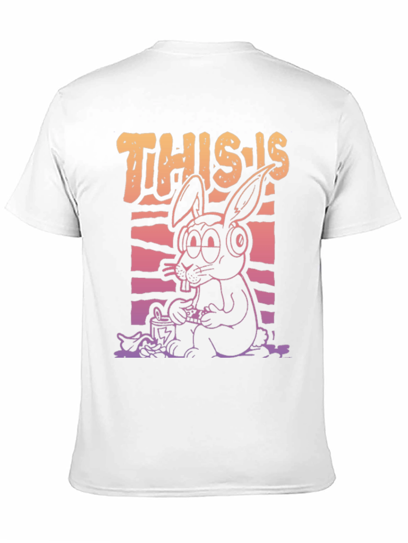 This Is My Jam Funny Bunny Graphic T-Shirt