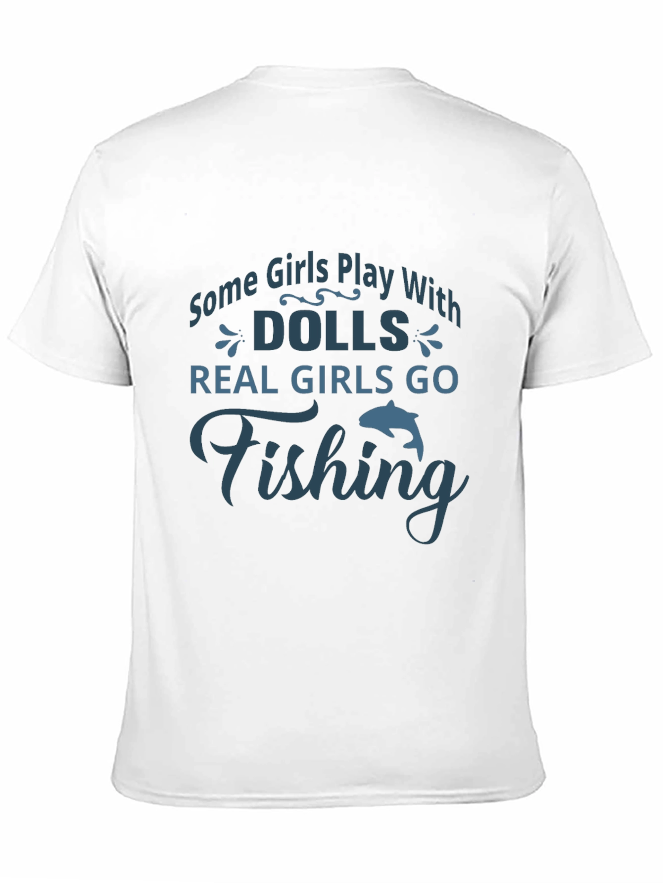 Real Girls Go Fishing Graphic Tee