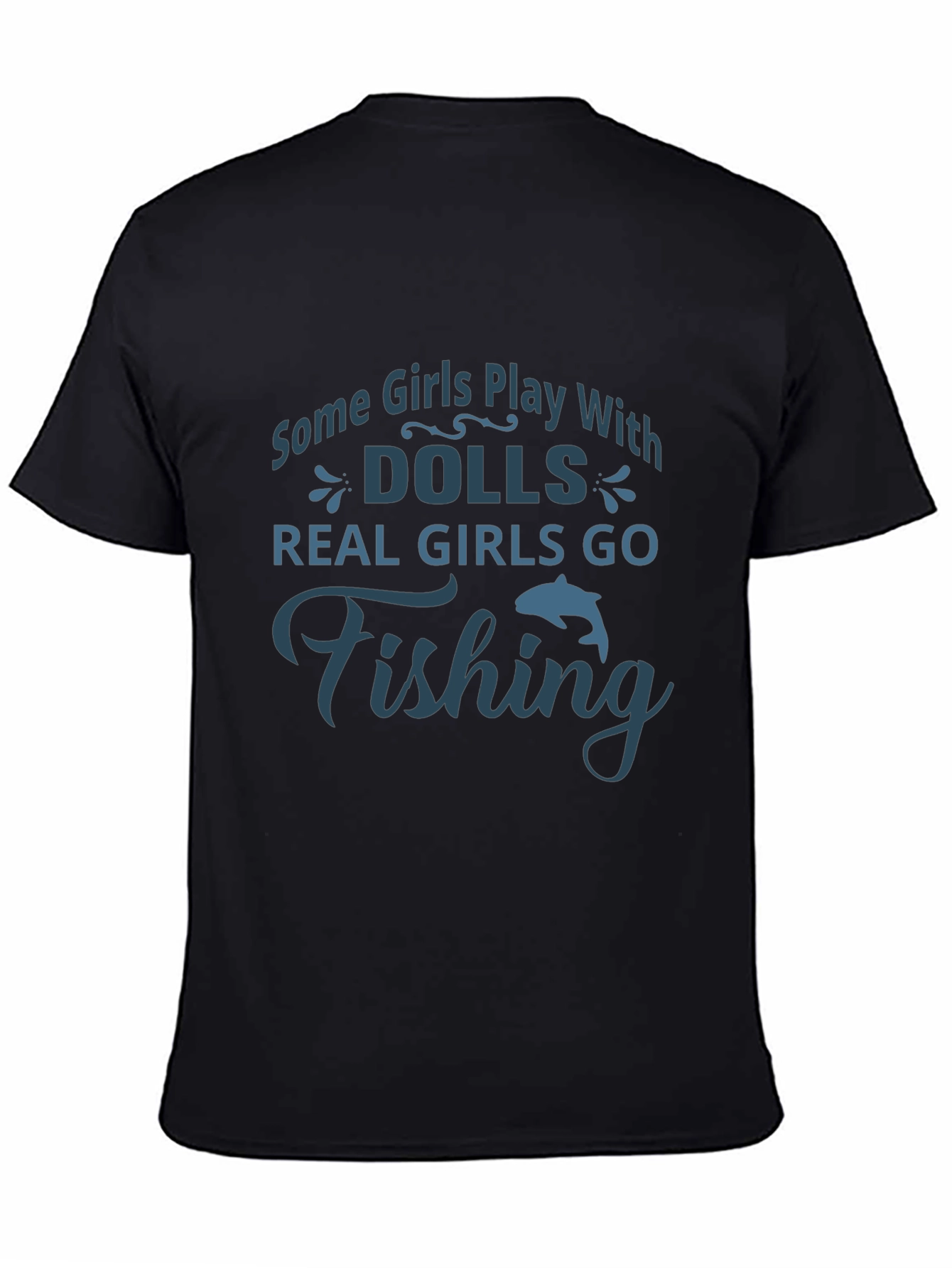 Real Girls Go Fishing Graphic Tee