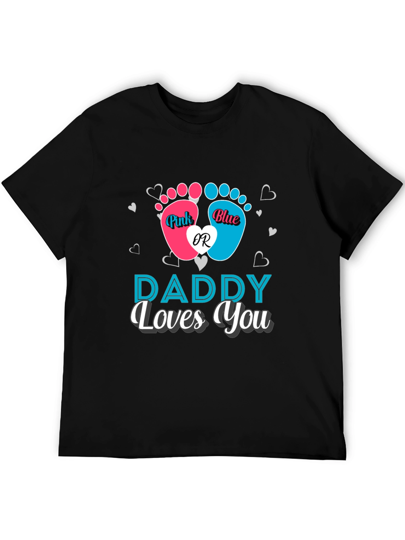 Daddy Loves You Gender Reveal T-Shirt