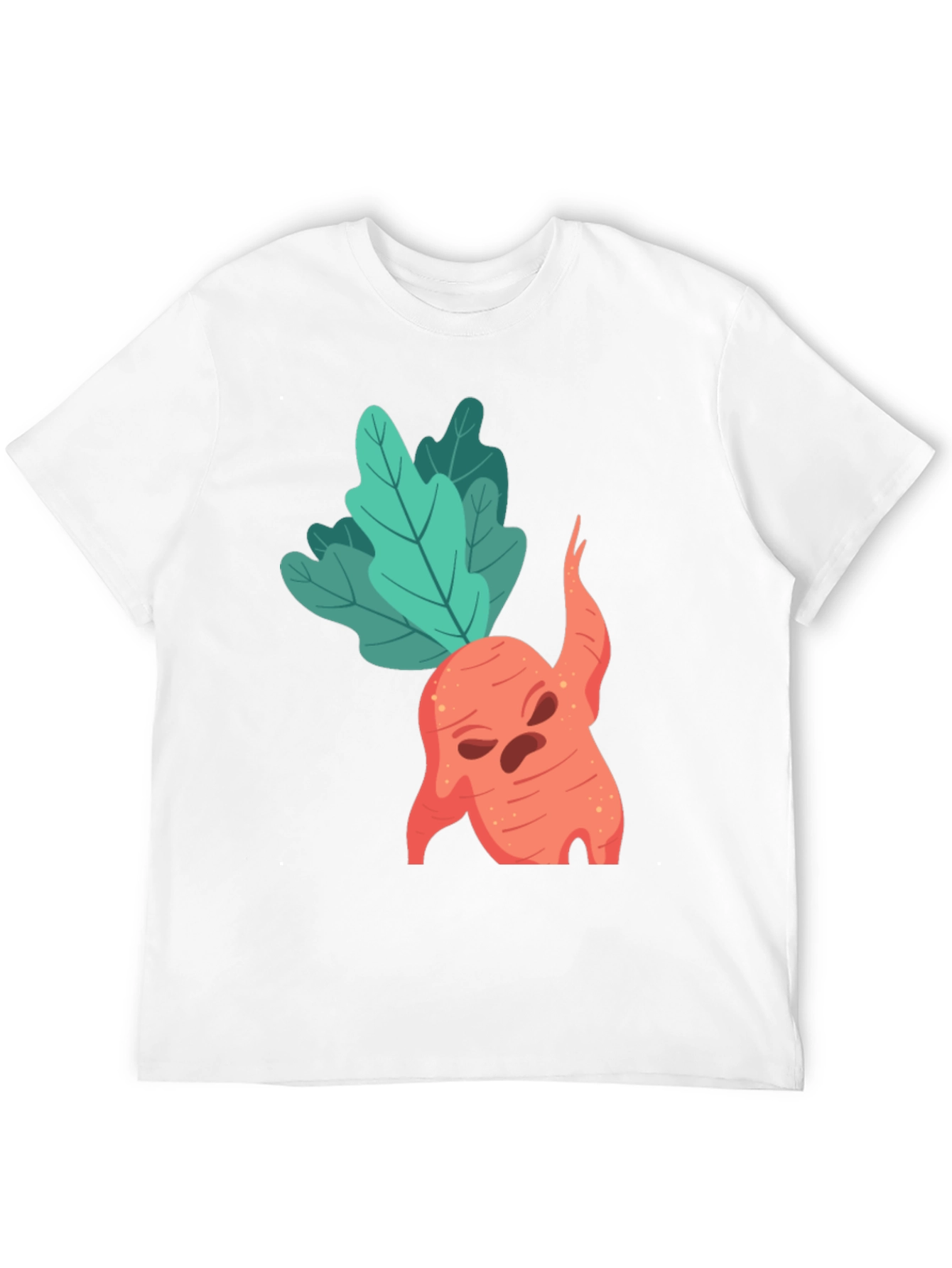 Spooky Carrot Graphic Tee - Halloween Style