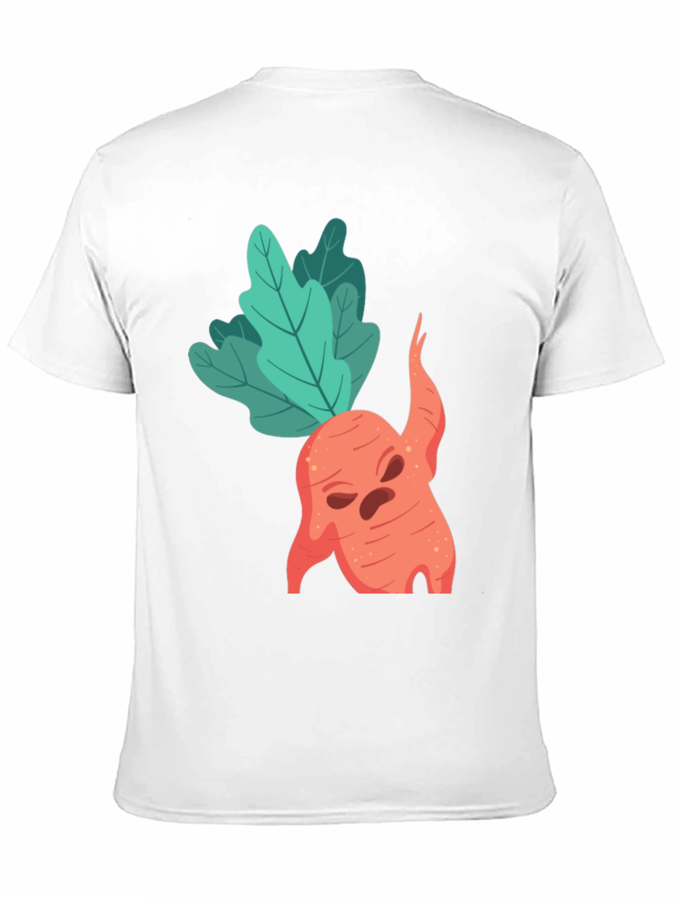 Spooky Carrot Graphic Tee - Halloween Style