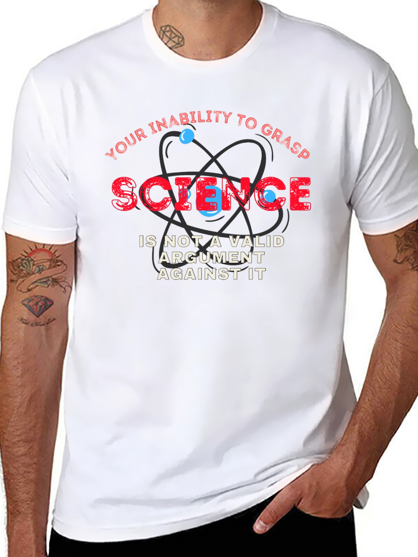 Science T-Shirt - Inability to Grasp Funny Tee