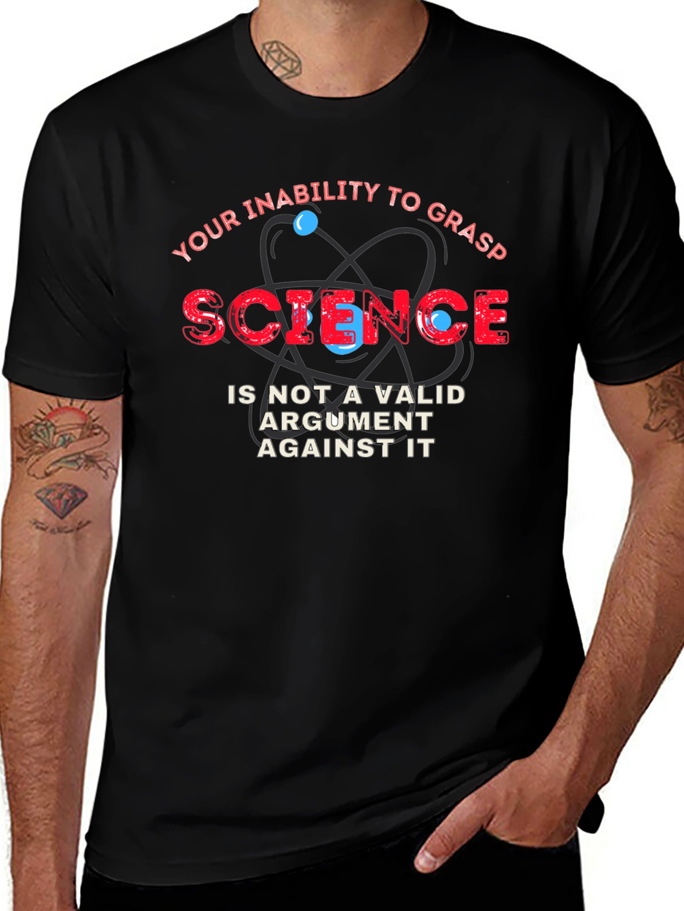 Science T-Shirt - Inability to Grasp Funny Tee