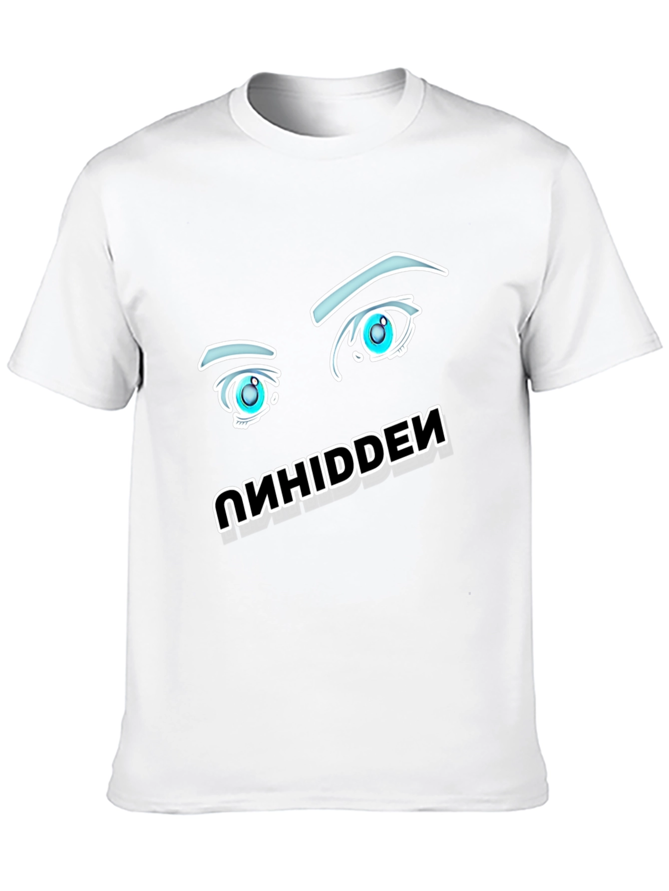 Anime Eyes Graphic Black Tee