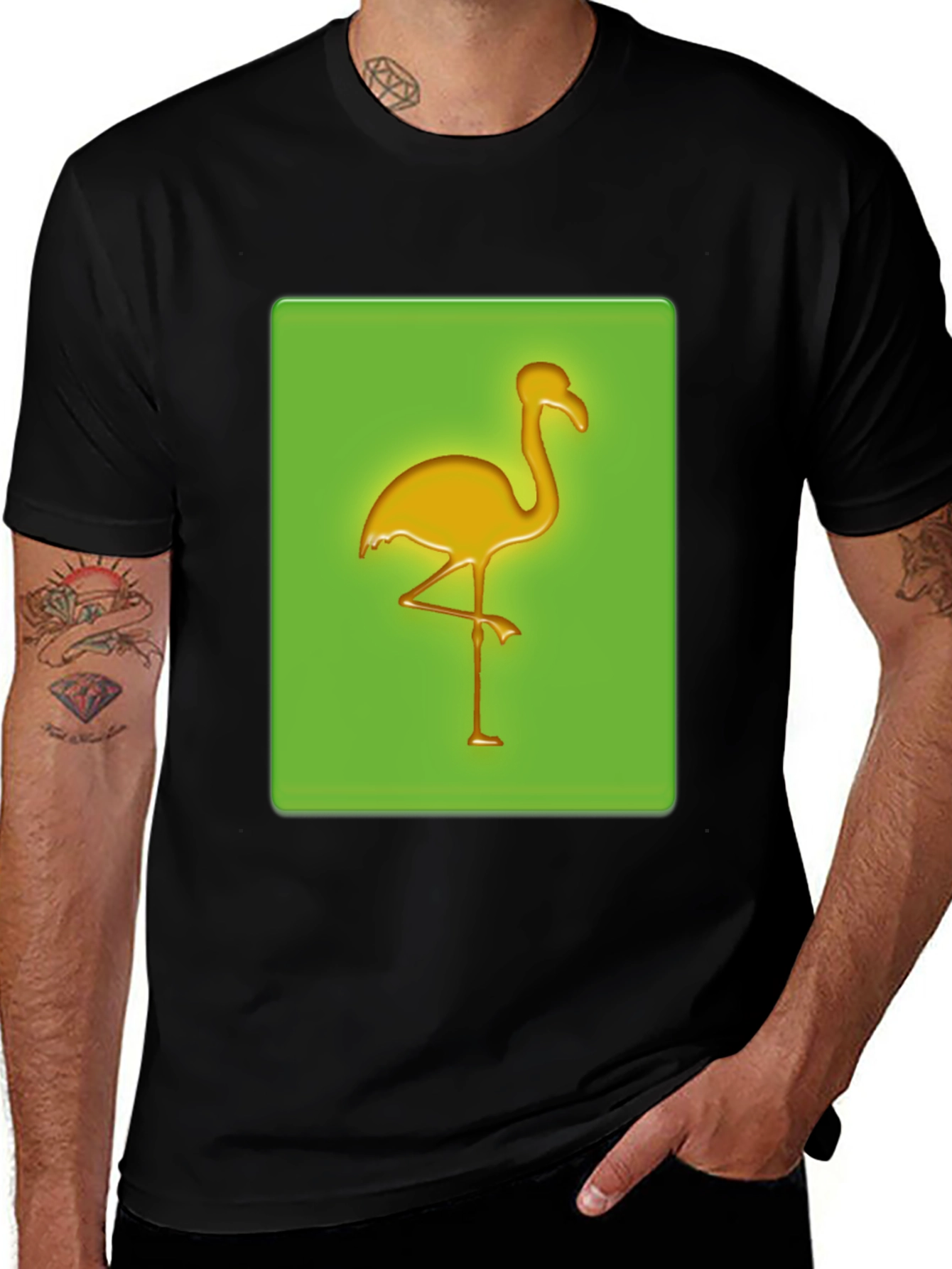 Flamingo Graphic T-Shirt - Tropical Vibes