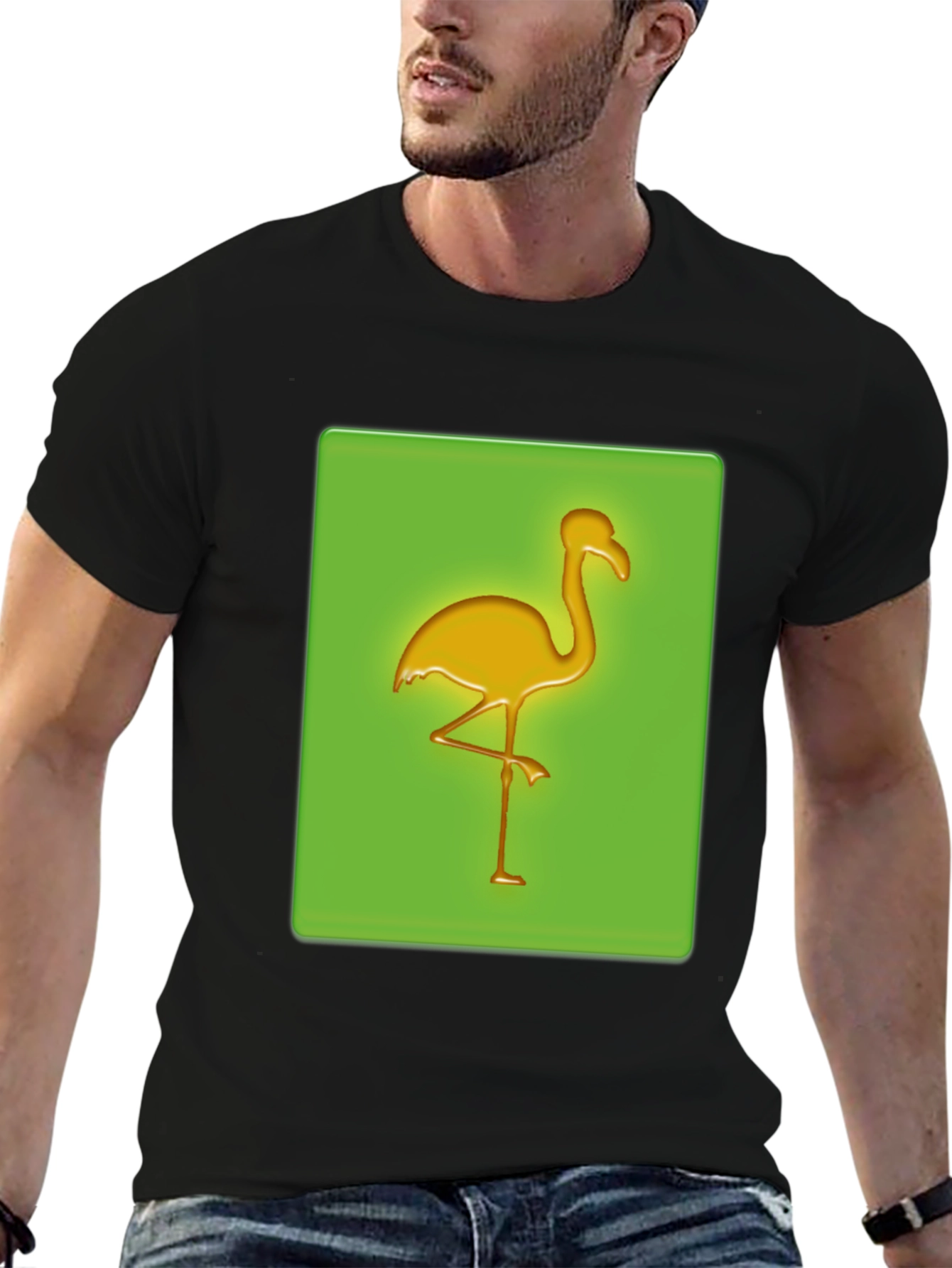 Flamingo Graphic T-Shirt - Tropical Vibes