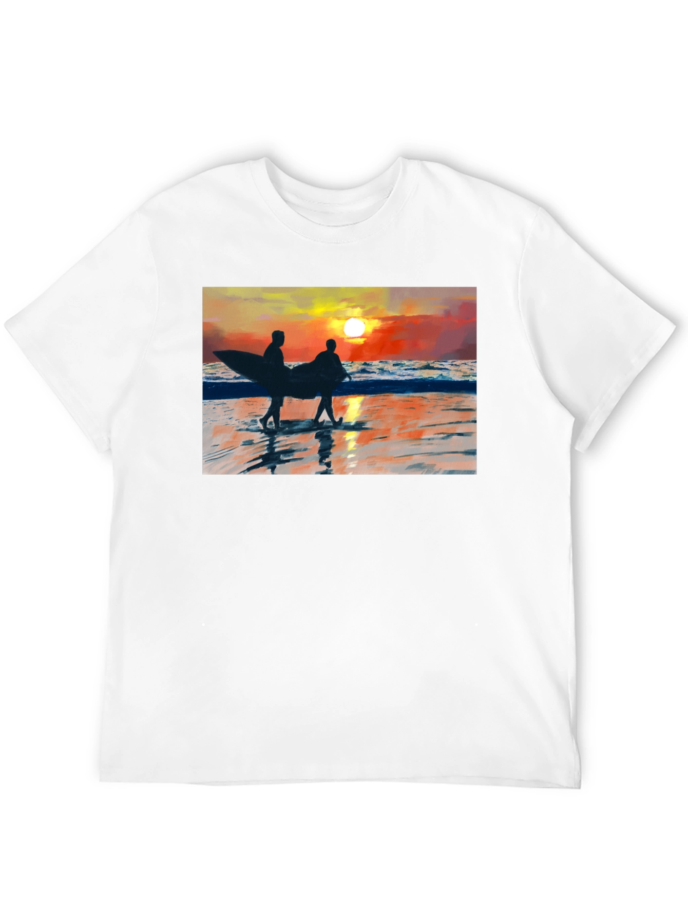 Sunset Surfer Graphic T-Shirt