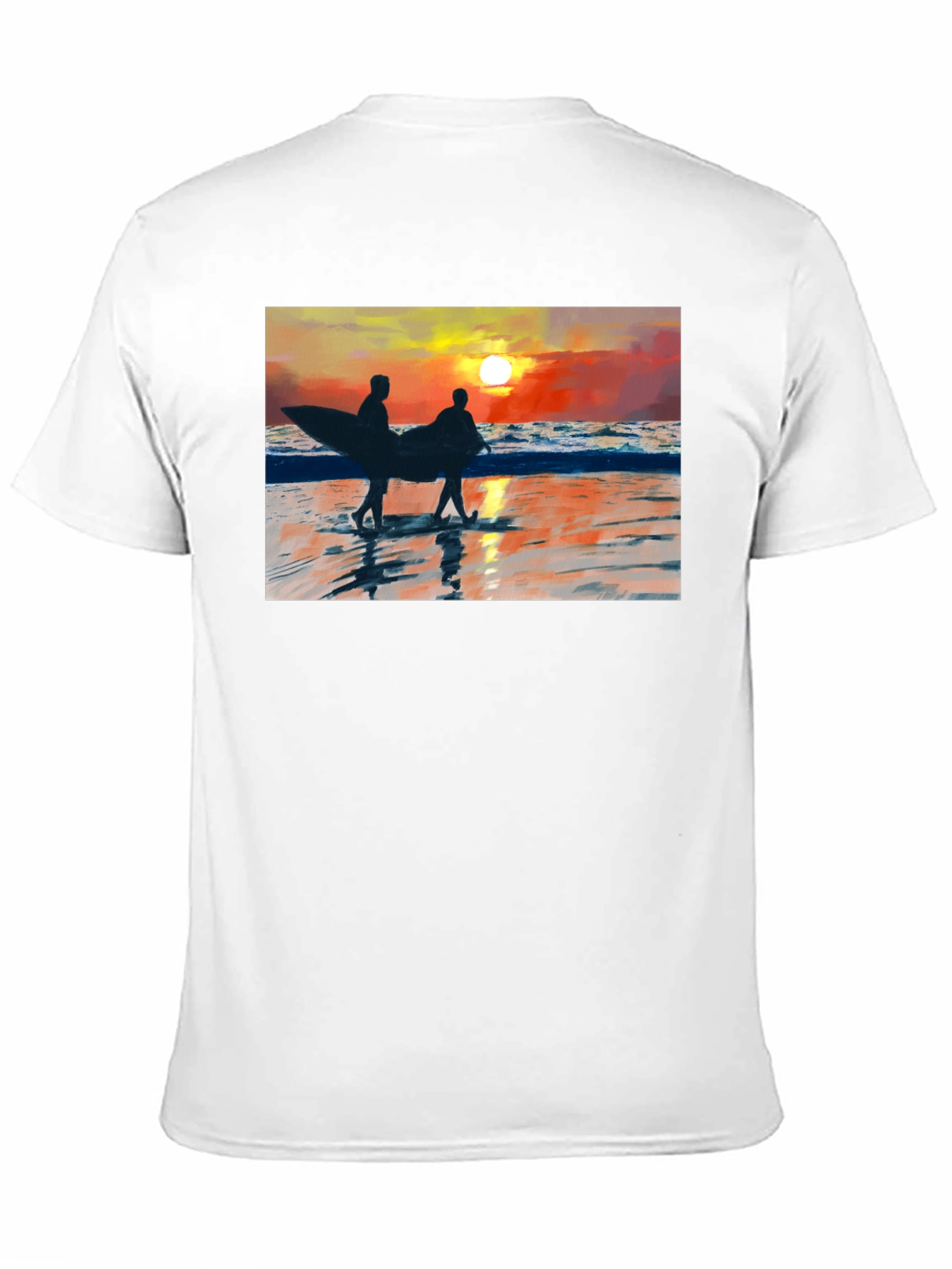 Sunset Surfer Graphic T-Shirt