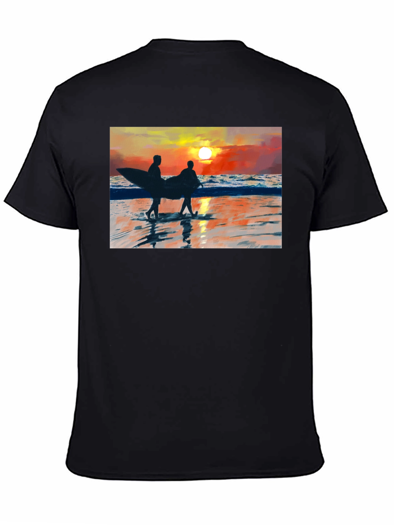 Sunset Surfer Graphic T-Shirt