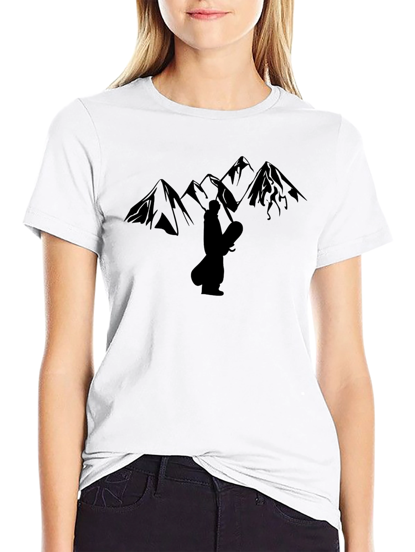 Mountain Graphic Tee - Black T-Shirt