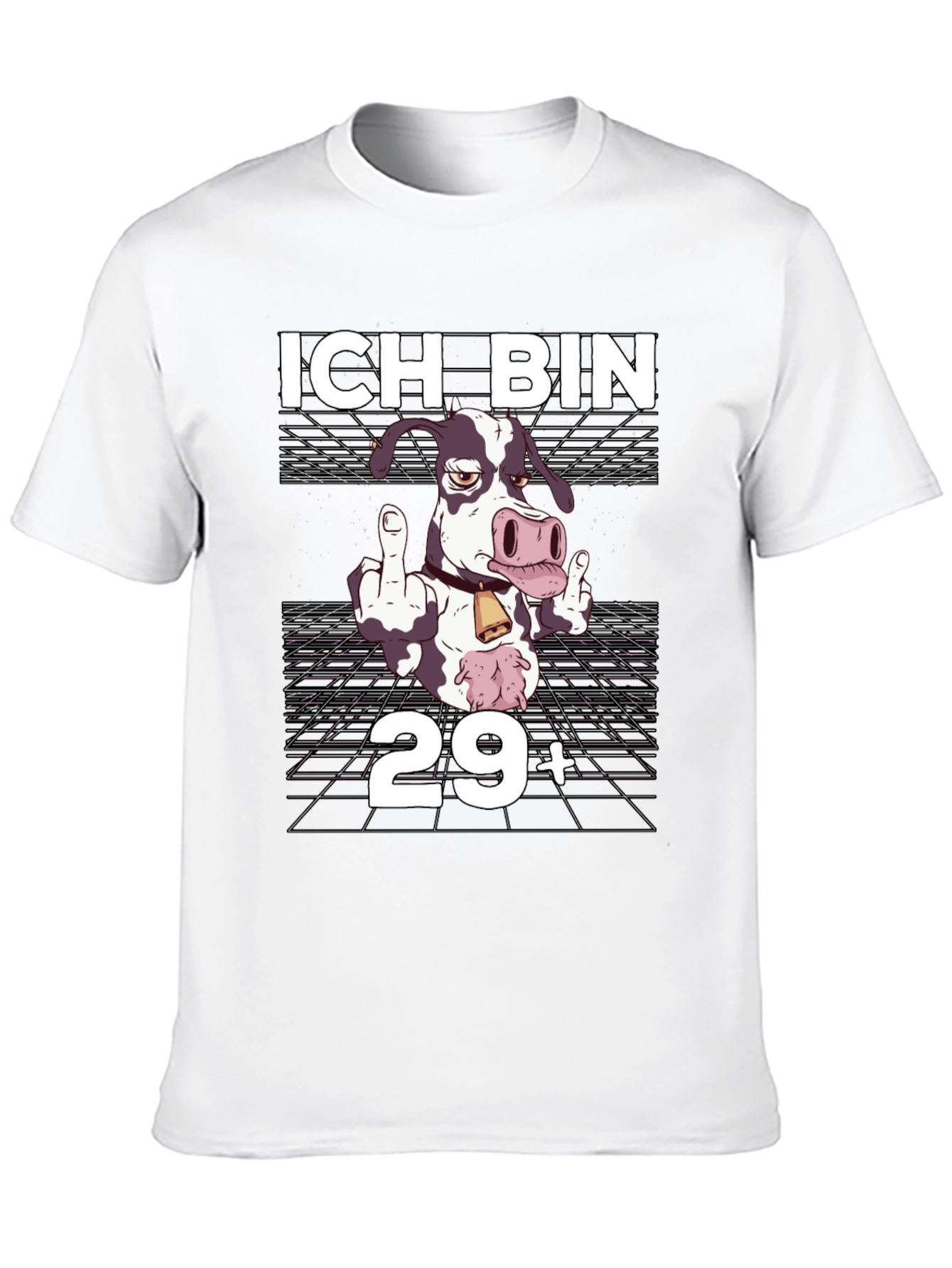 Funny Cow 29+ Birthday T-Shirt