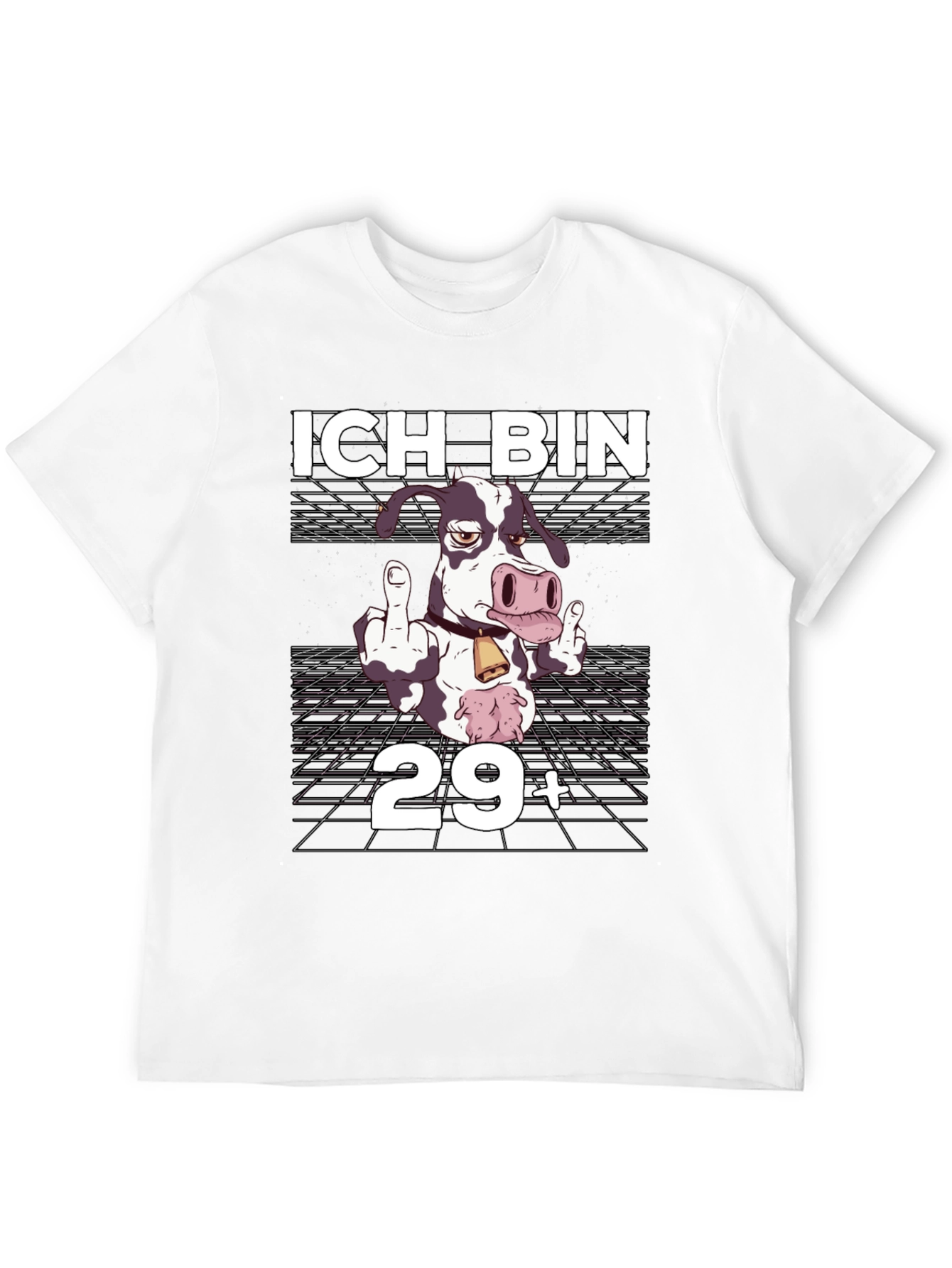 Funny Cow 29+ Birthday T-Shirt