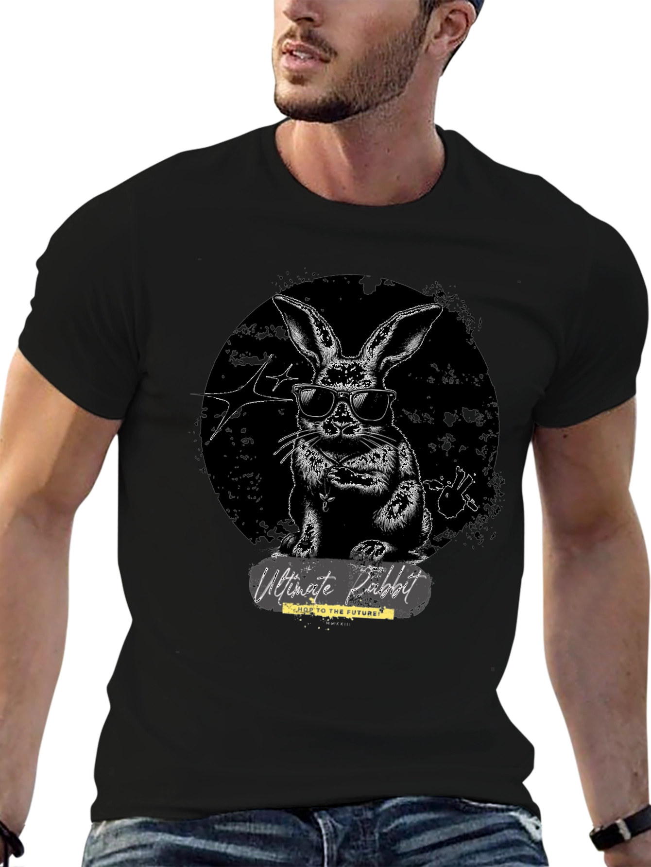 Cool Rabbit Graphic Tee - Ultimate Rabbit
