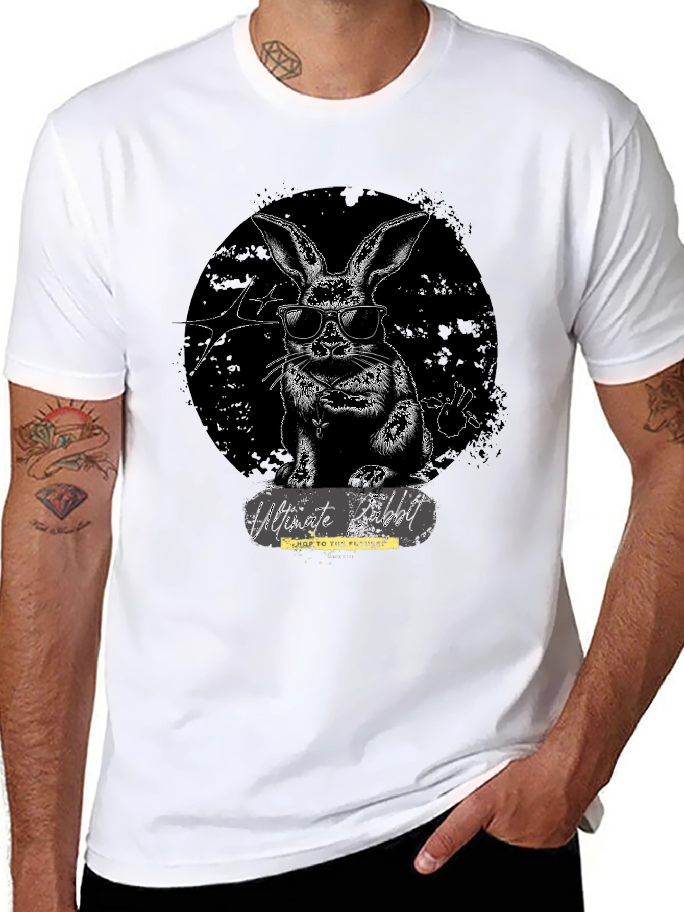 Cool Rabbit Graphic Tee - Ultimate Rabbit