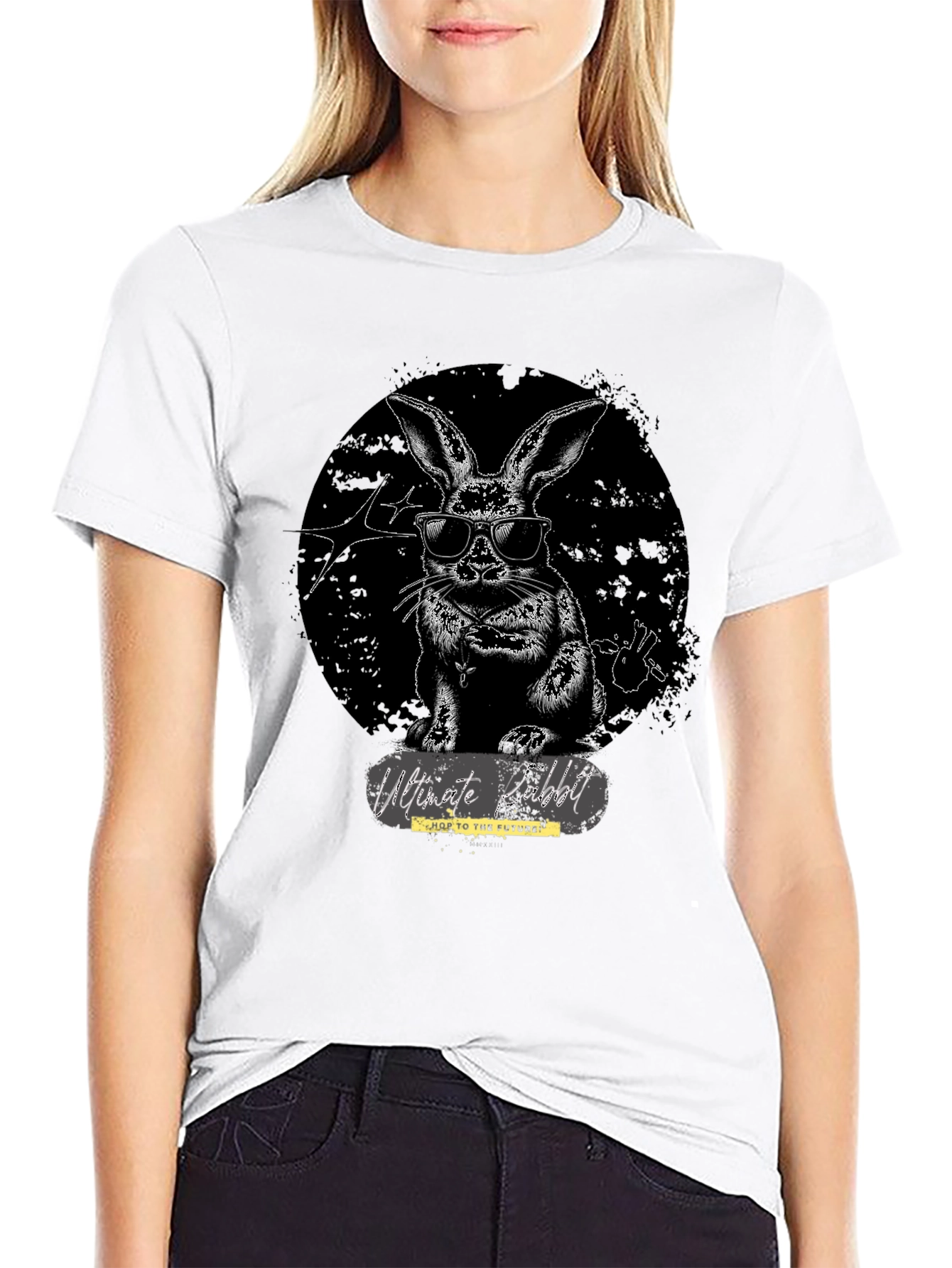 Cool Rabbit Graphic Tee - Ultimate Rabbit