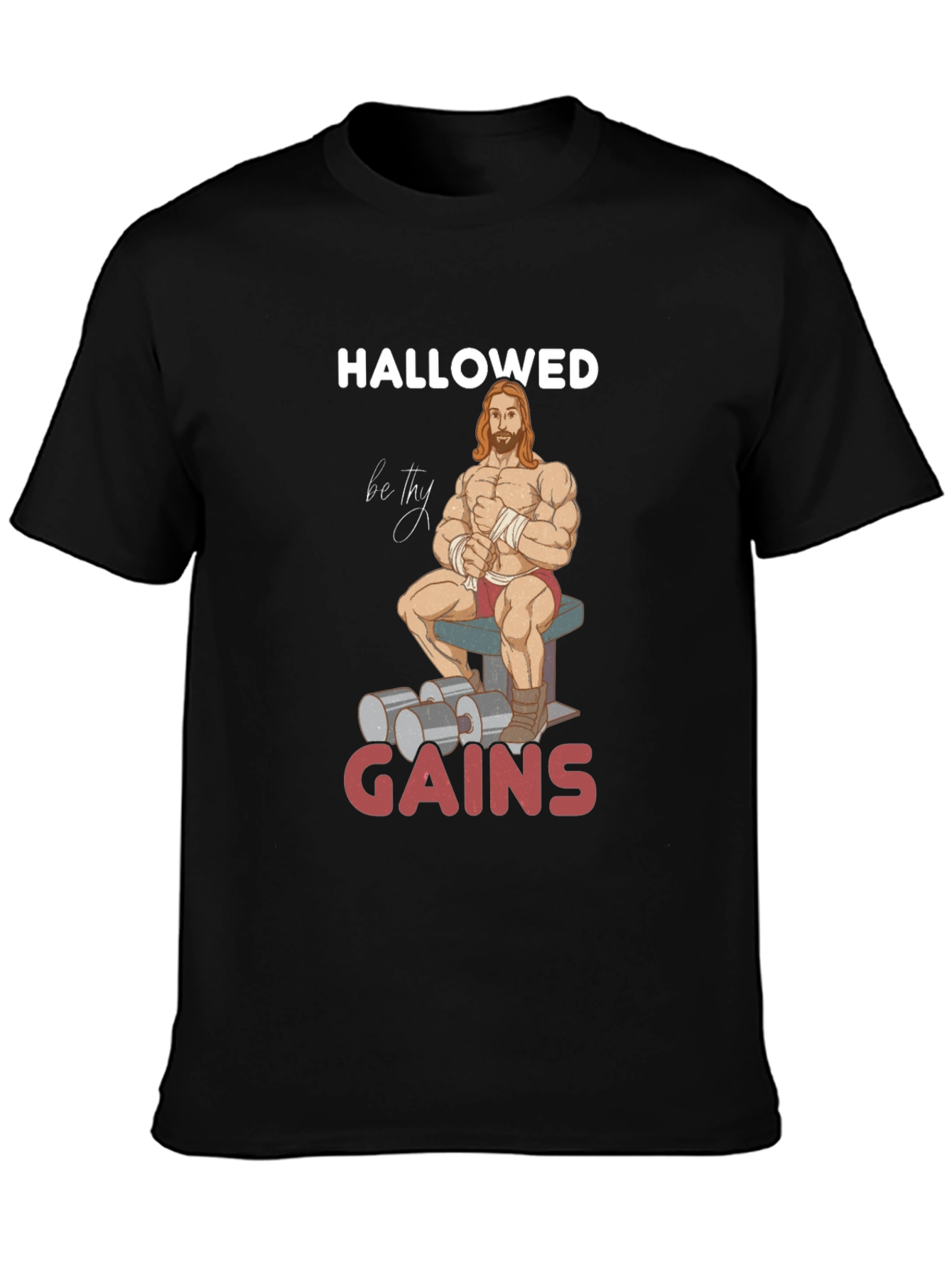 Hallowed Be Thy Gains Graphic T-Shirt