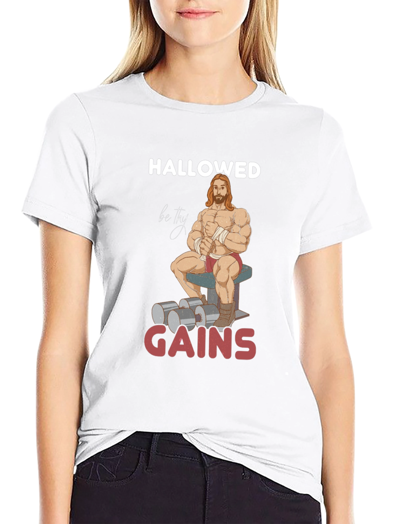 Hallowed Be Thy Gains Graphic T-Shirt
