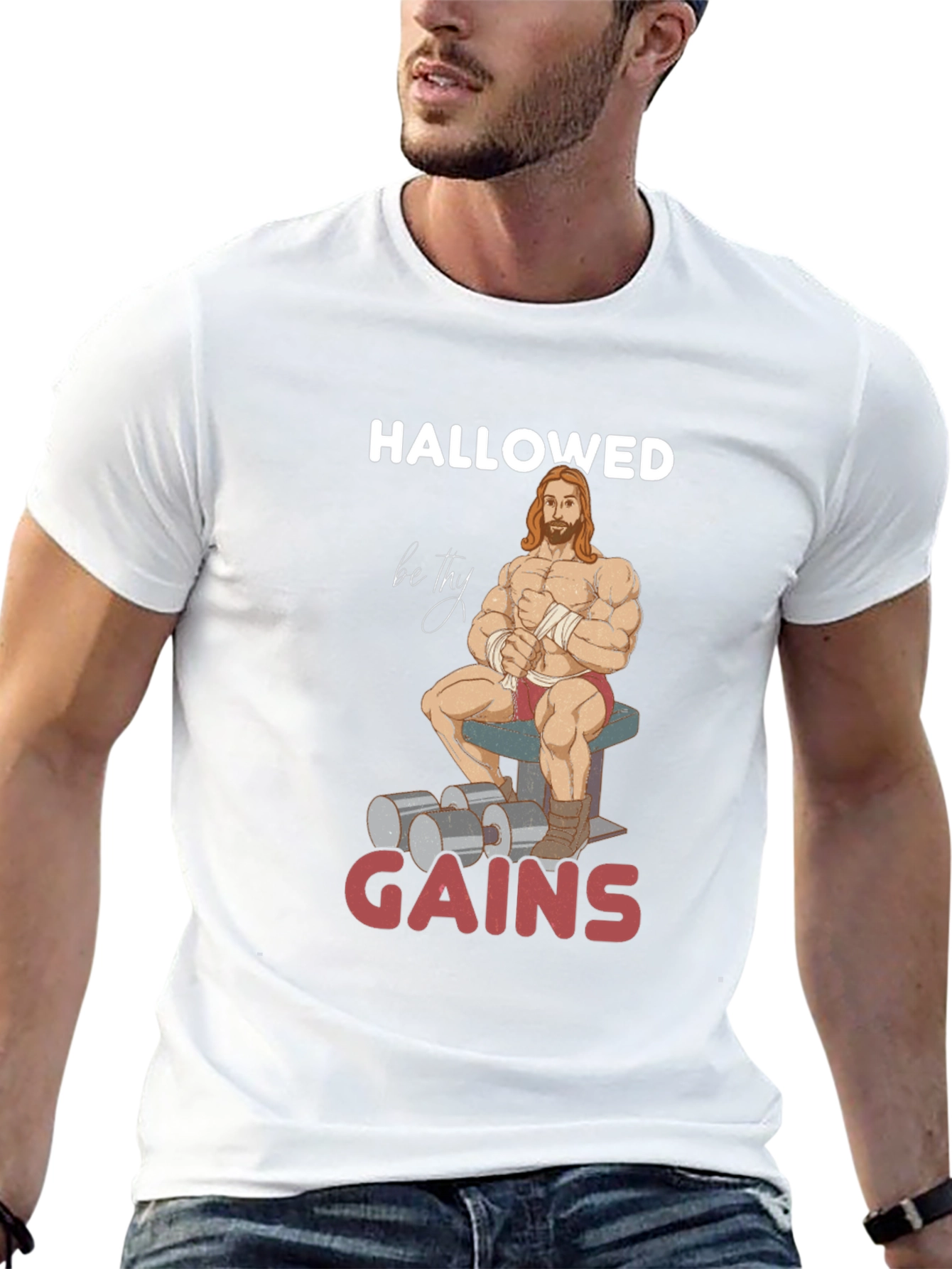 Hallowed Be Thy Gains Graphic T-Shirt