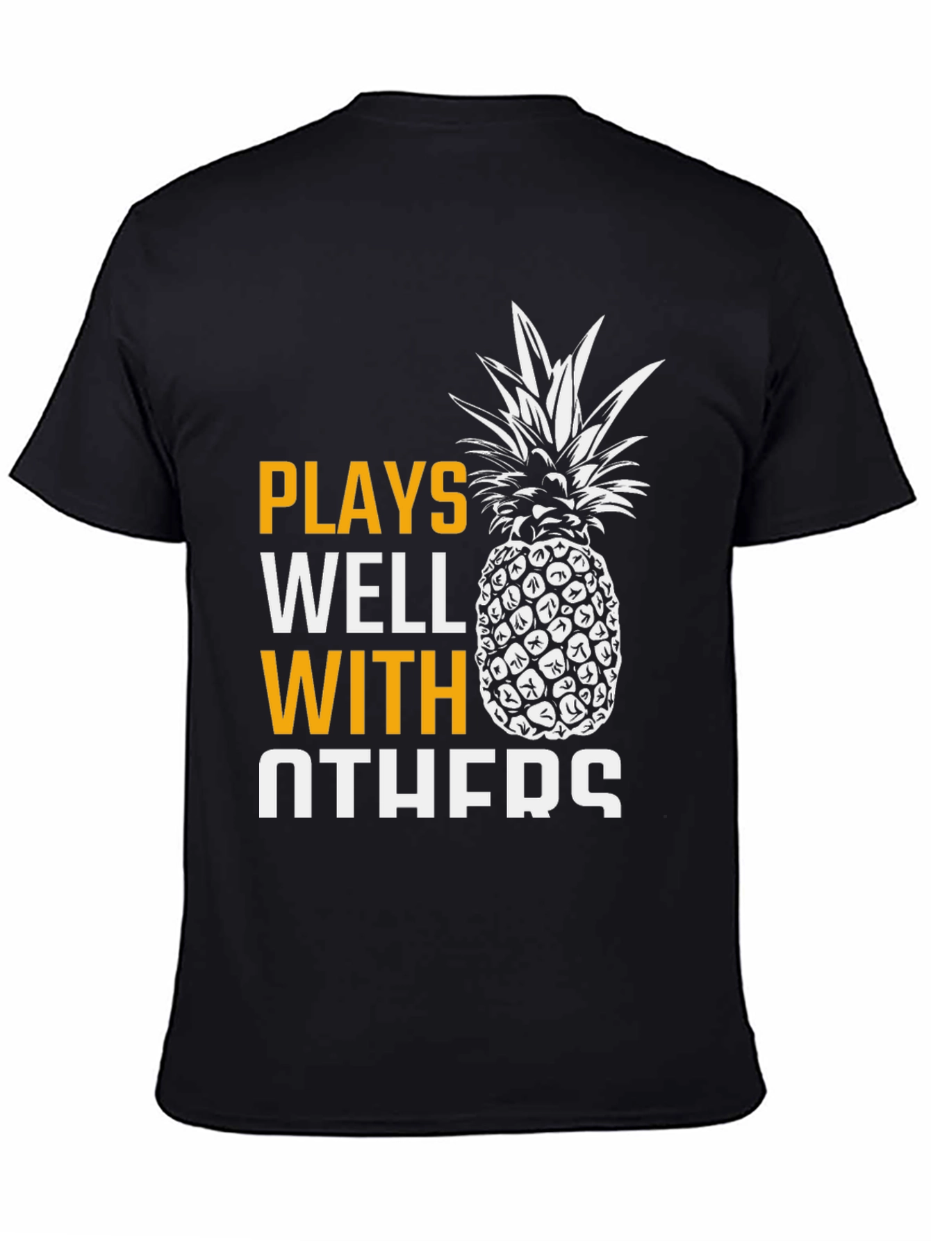 Plays Well With Others Pineapple Graphic T-Shirt