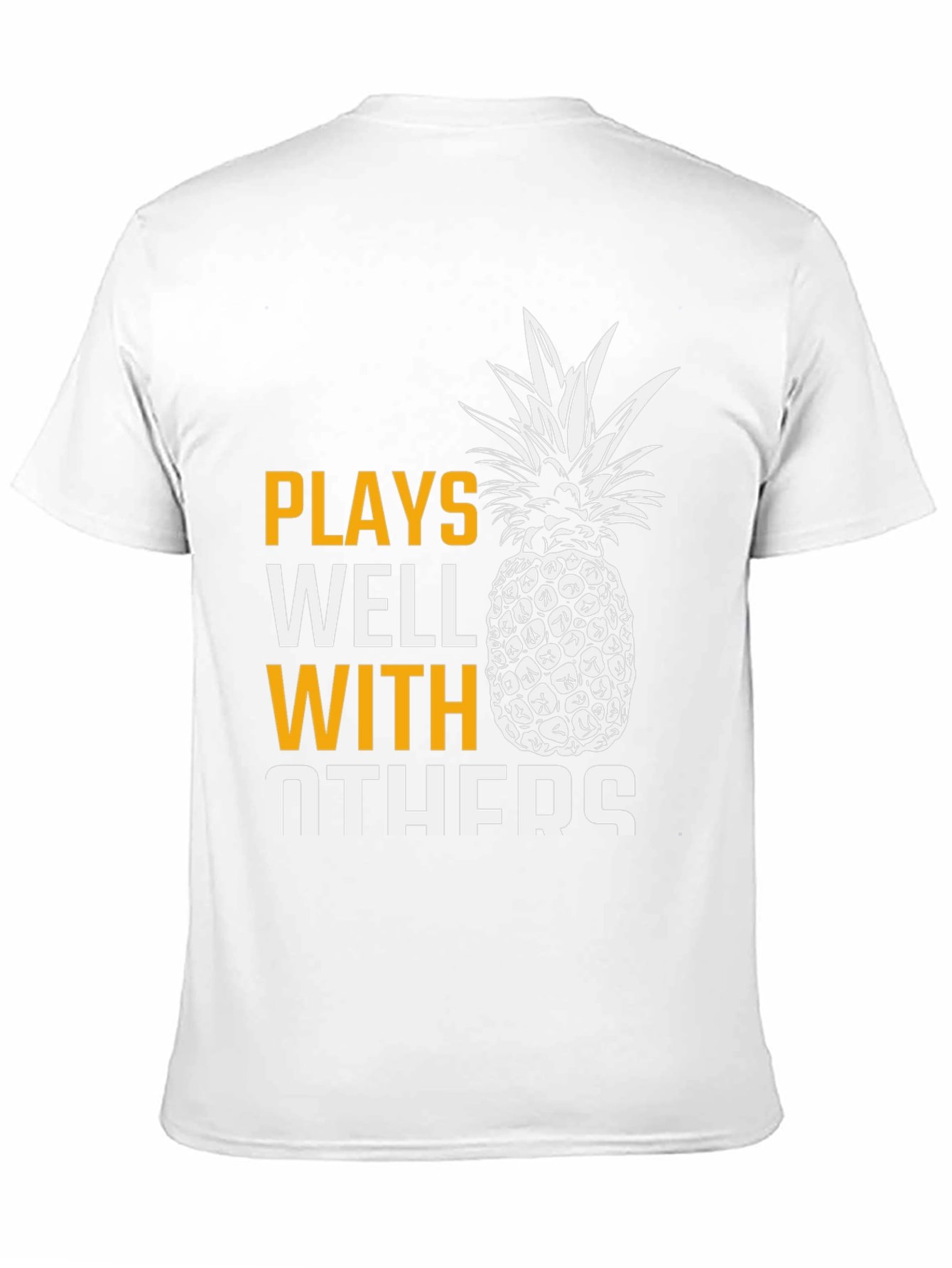 Plays Well With Others Pineapple Graphic T-Shirt