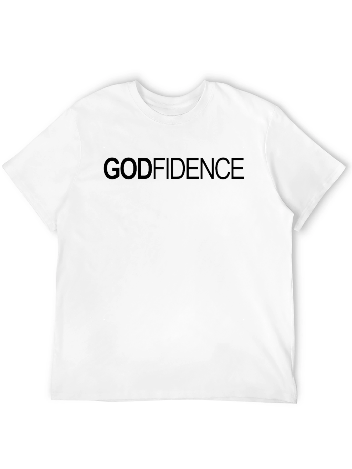Godfidence Black T-Shirt - Christian Inspired Apparel