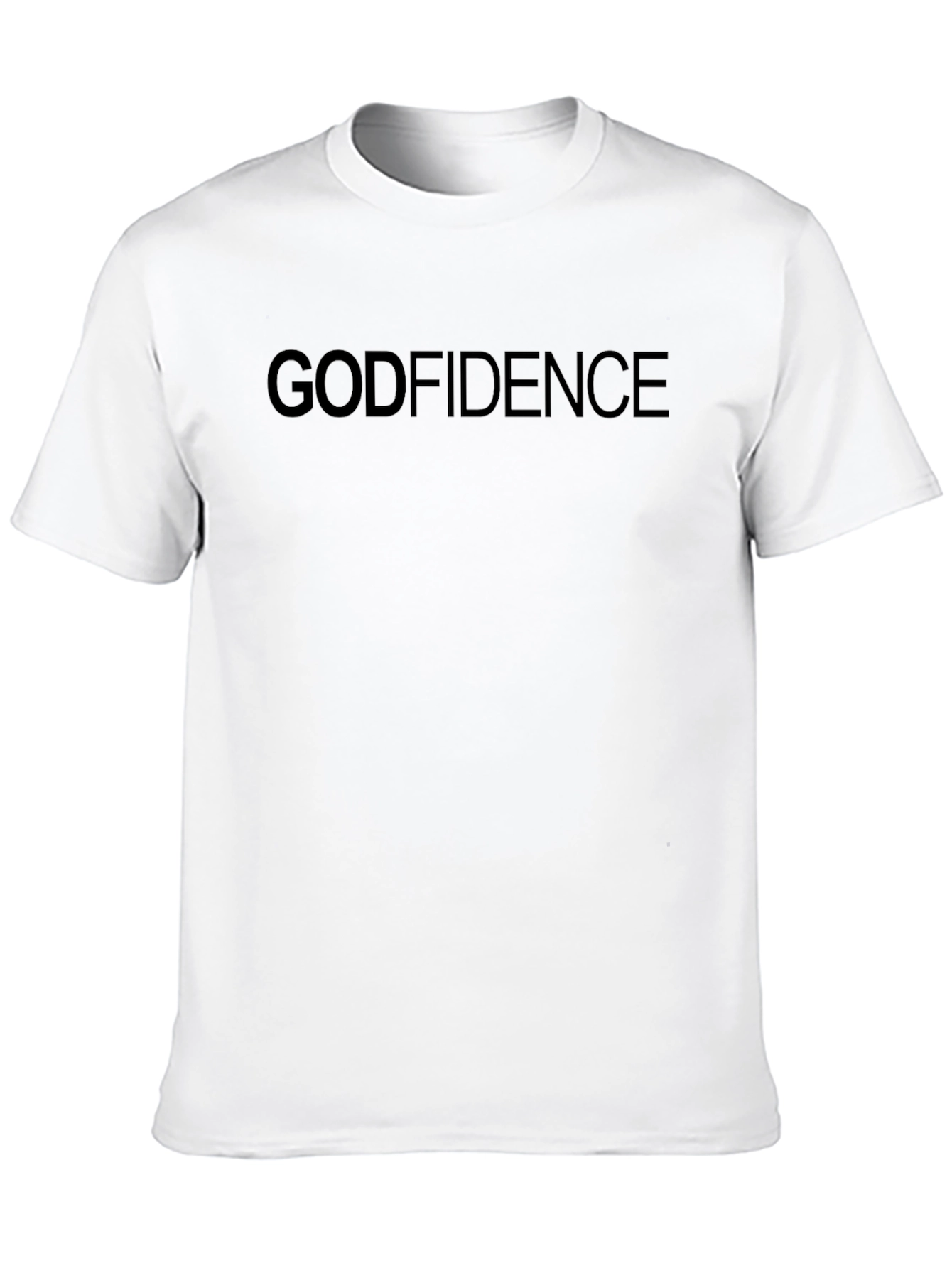 Godfidence Black T-Shirt - Christian Inspired Apparel