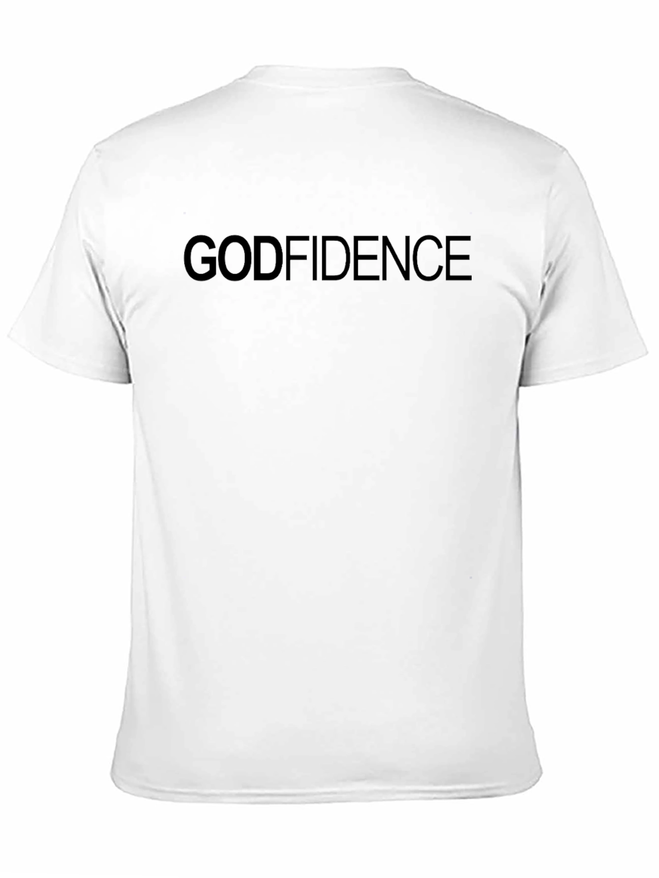 Godfidence Black T-Shirt - Christian Inspired Apparel