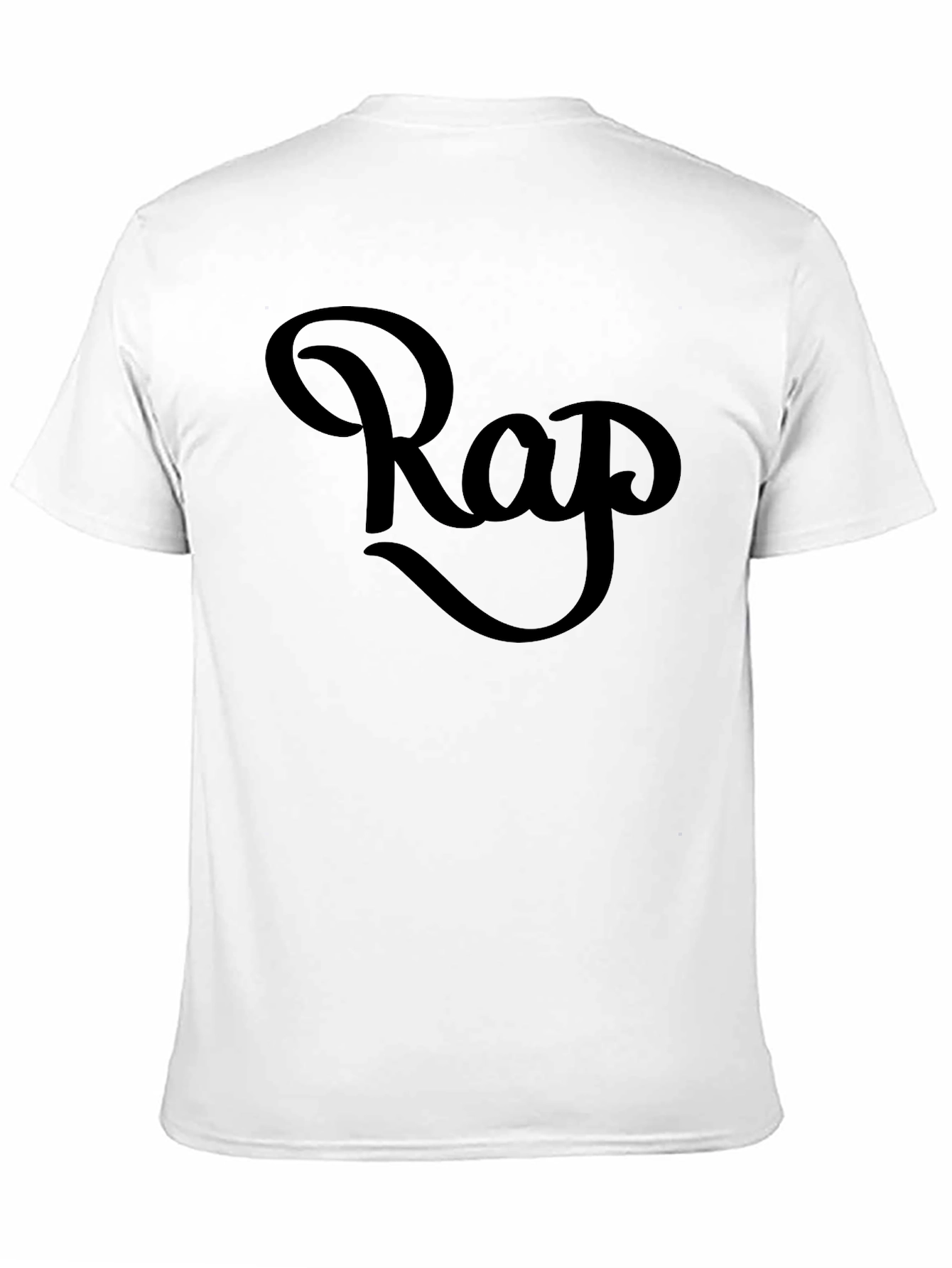 Cool Rap Graphic Black T-Shirt