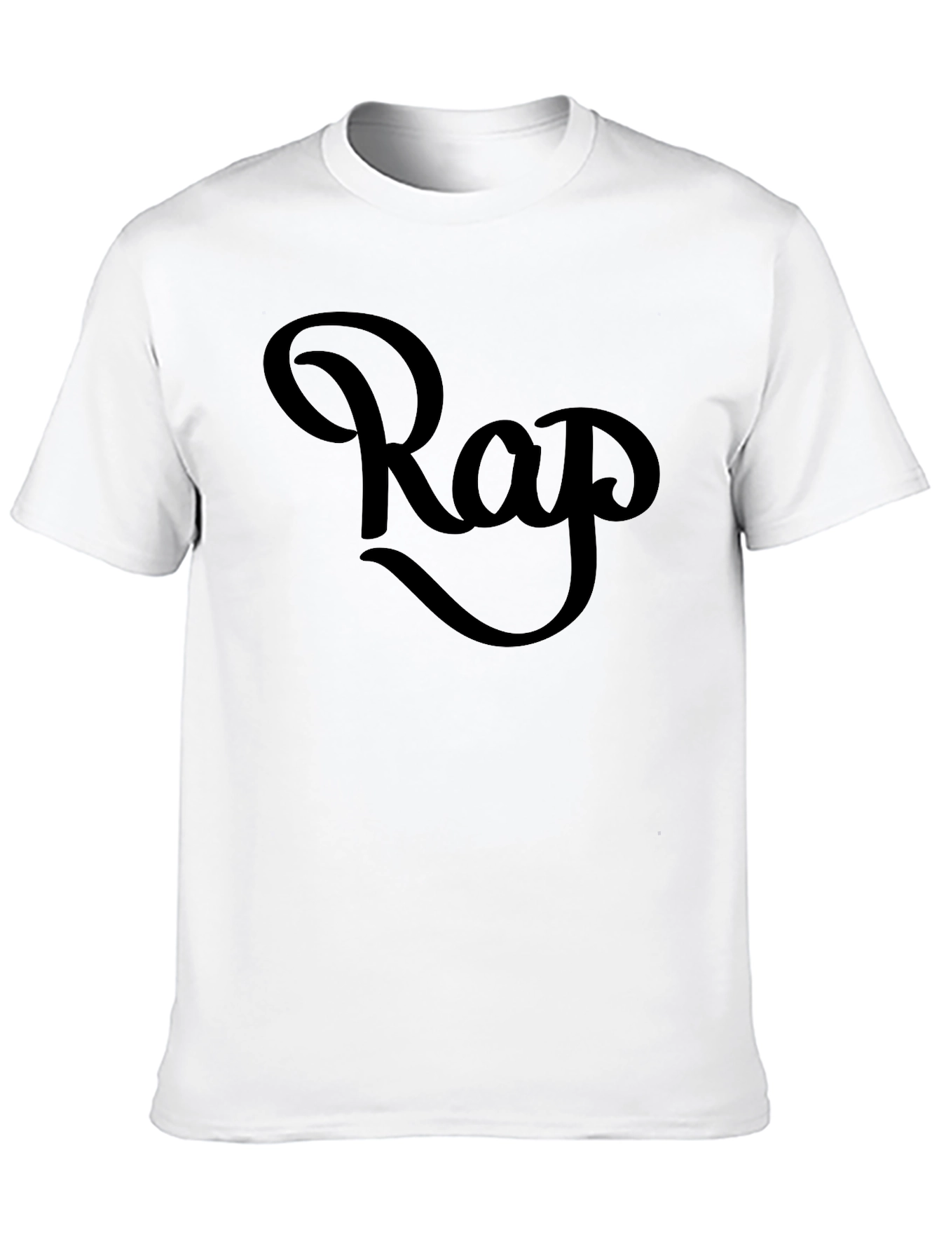 Cool Rap Graphic Black T-Shirt