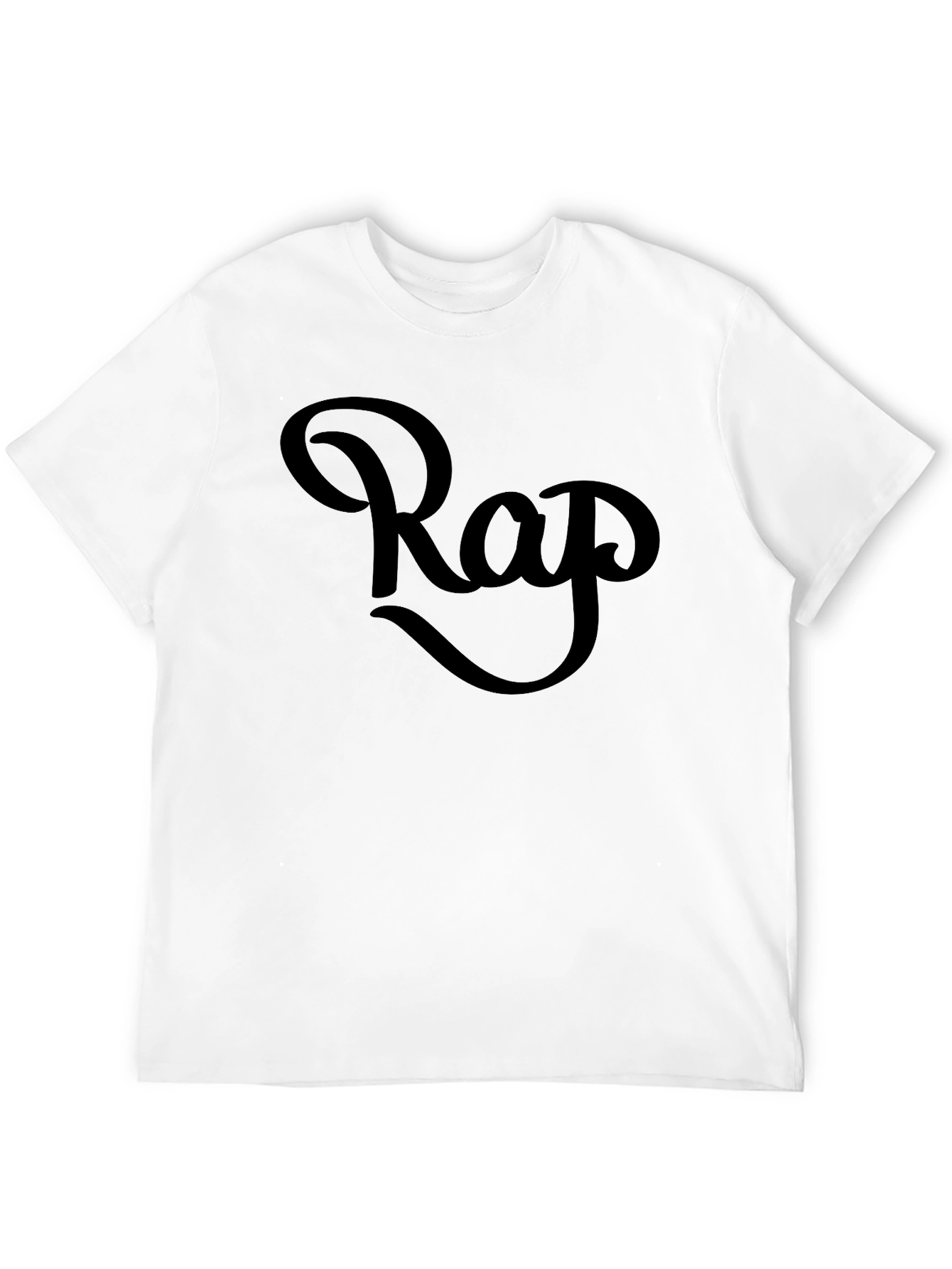 Cool Rap Graphic Black T-Shirt