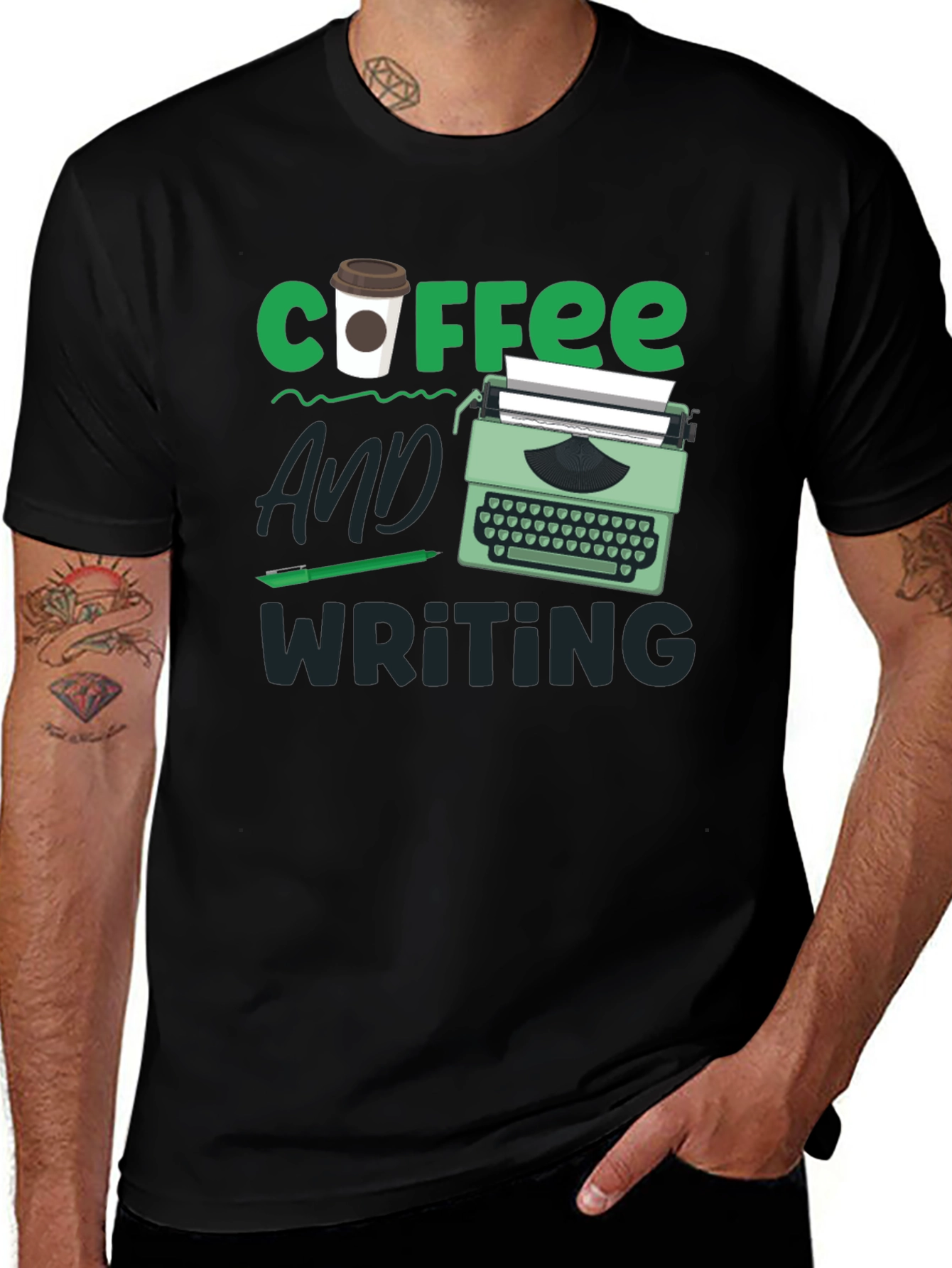 Coffee and Writing Graphic Tee