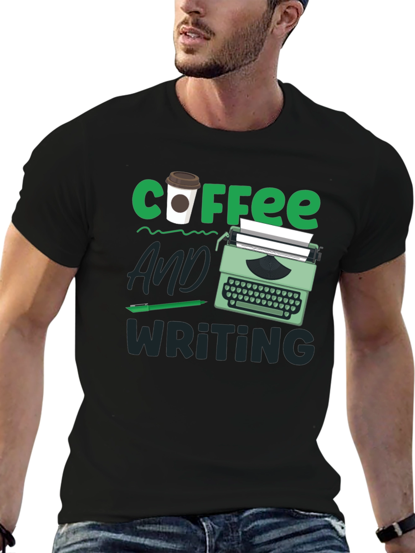 Coffee and Writing Graphic Tee