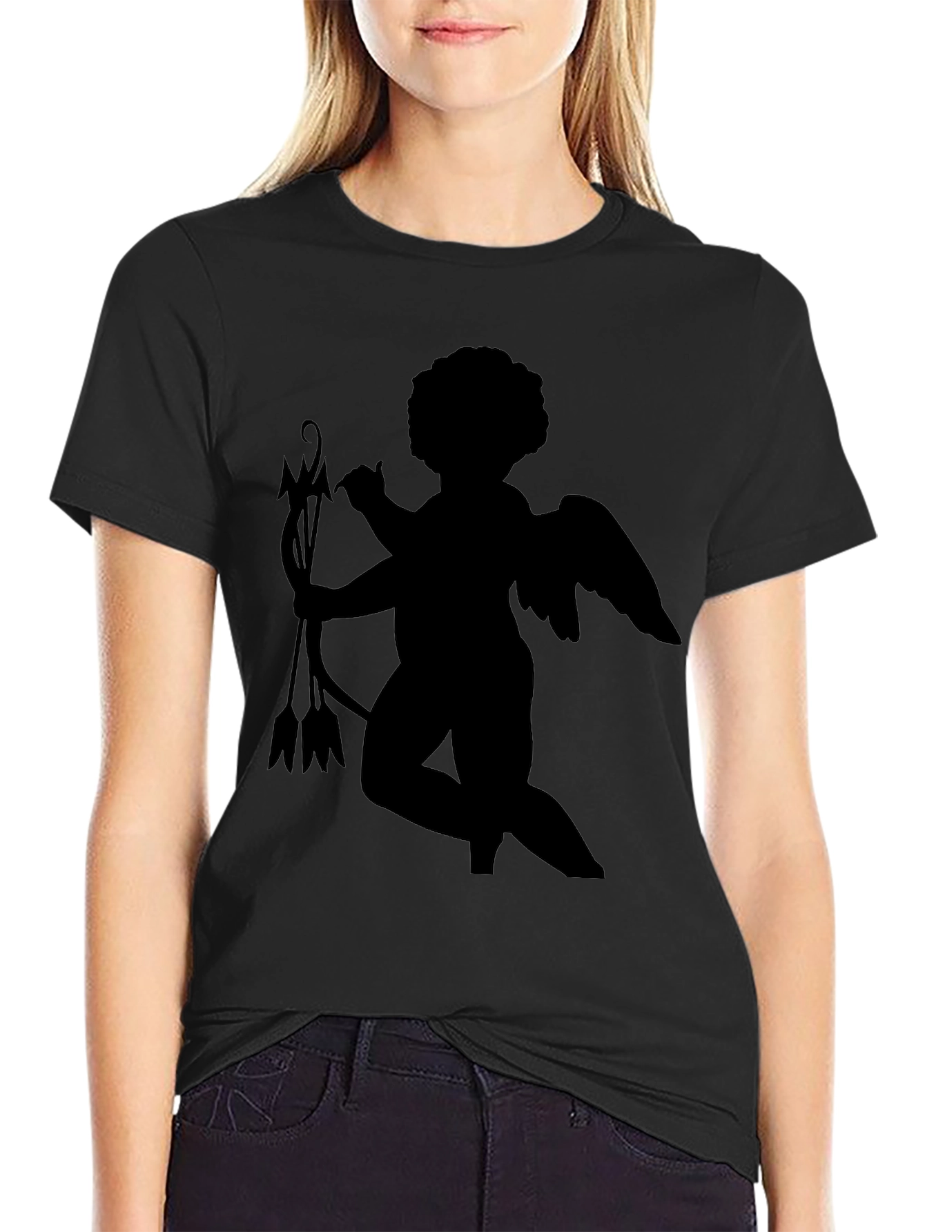 Cupid Arrow Graphic Tee - Black T-Shirt