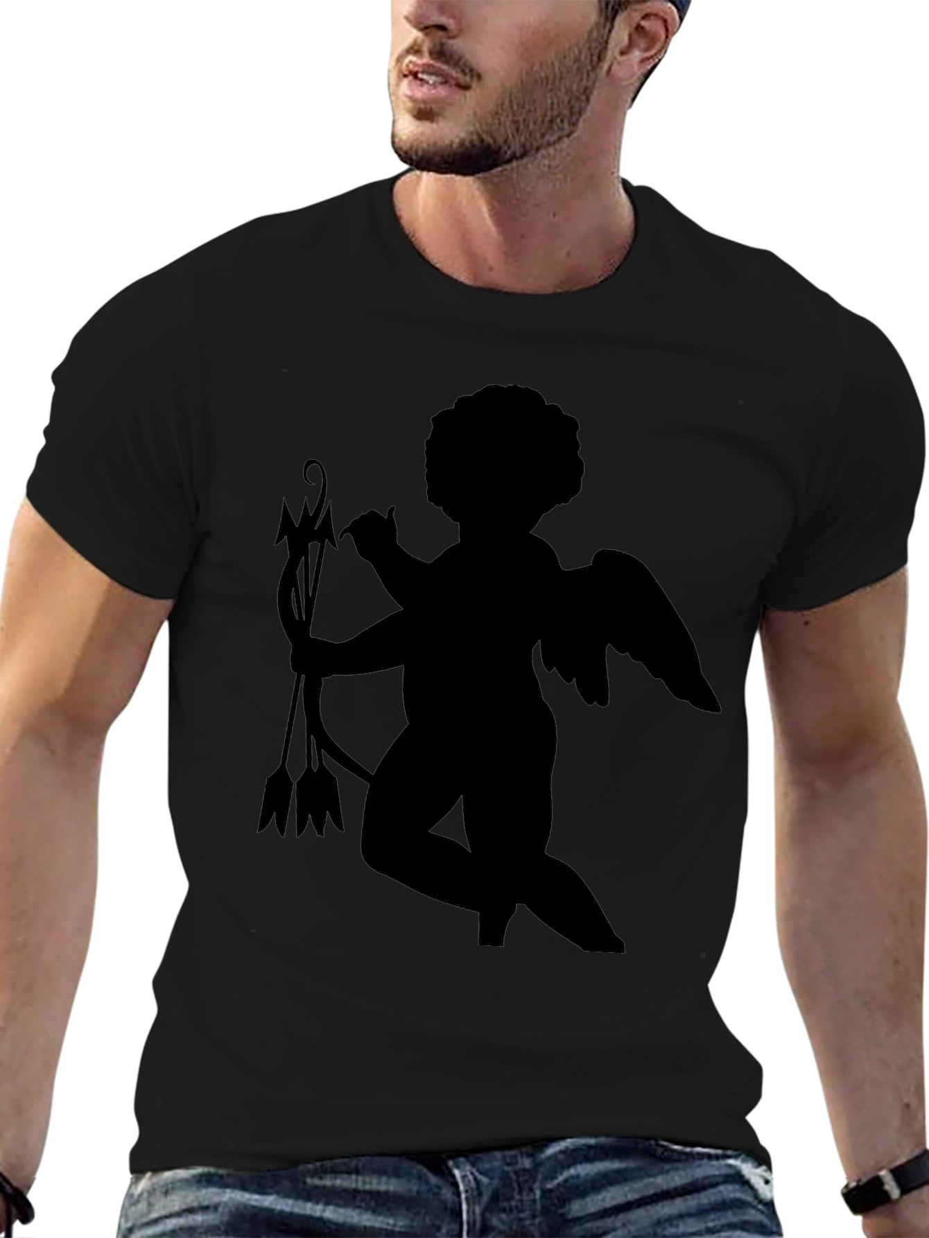Cupid Arrow Graphic Tee - Black T-Shirt