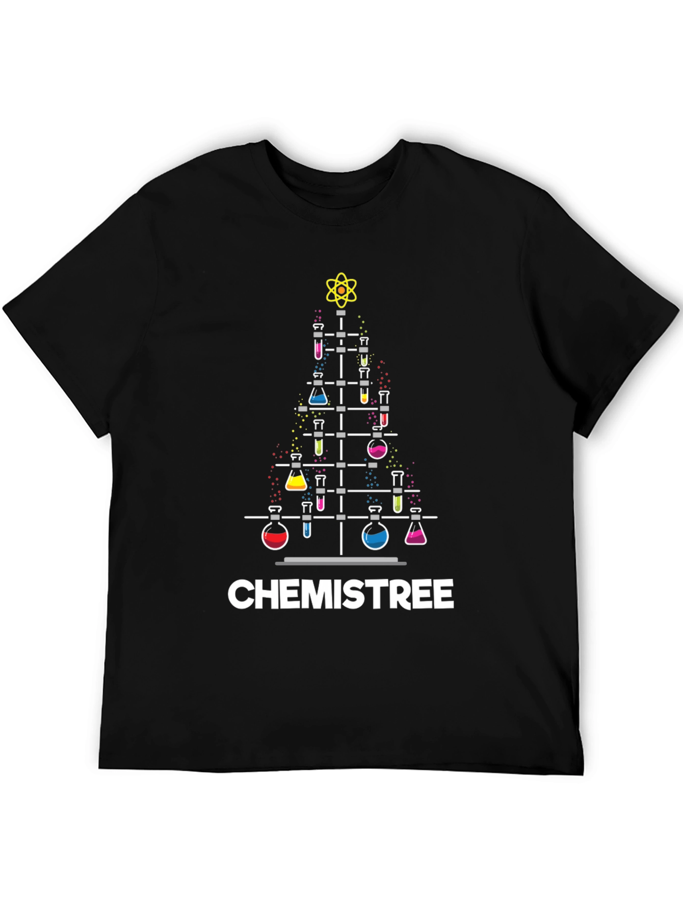 Chemistree Holiday Tee - Science Christmas T-Shirt