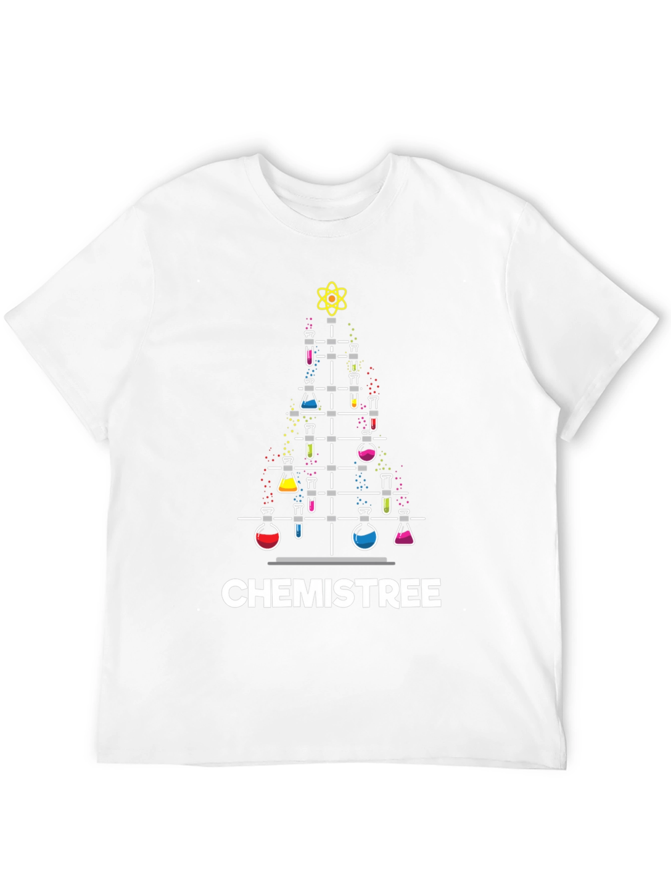 Chemistree Holiday Tee - Science Christmas T-Shirt