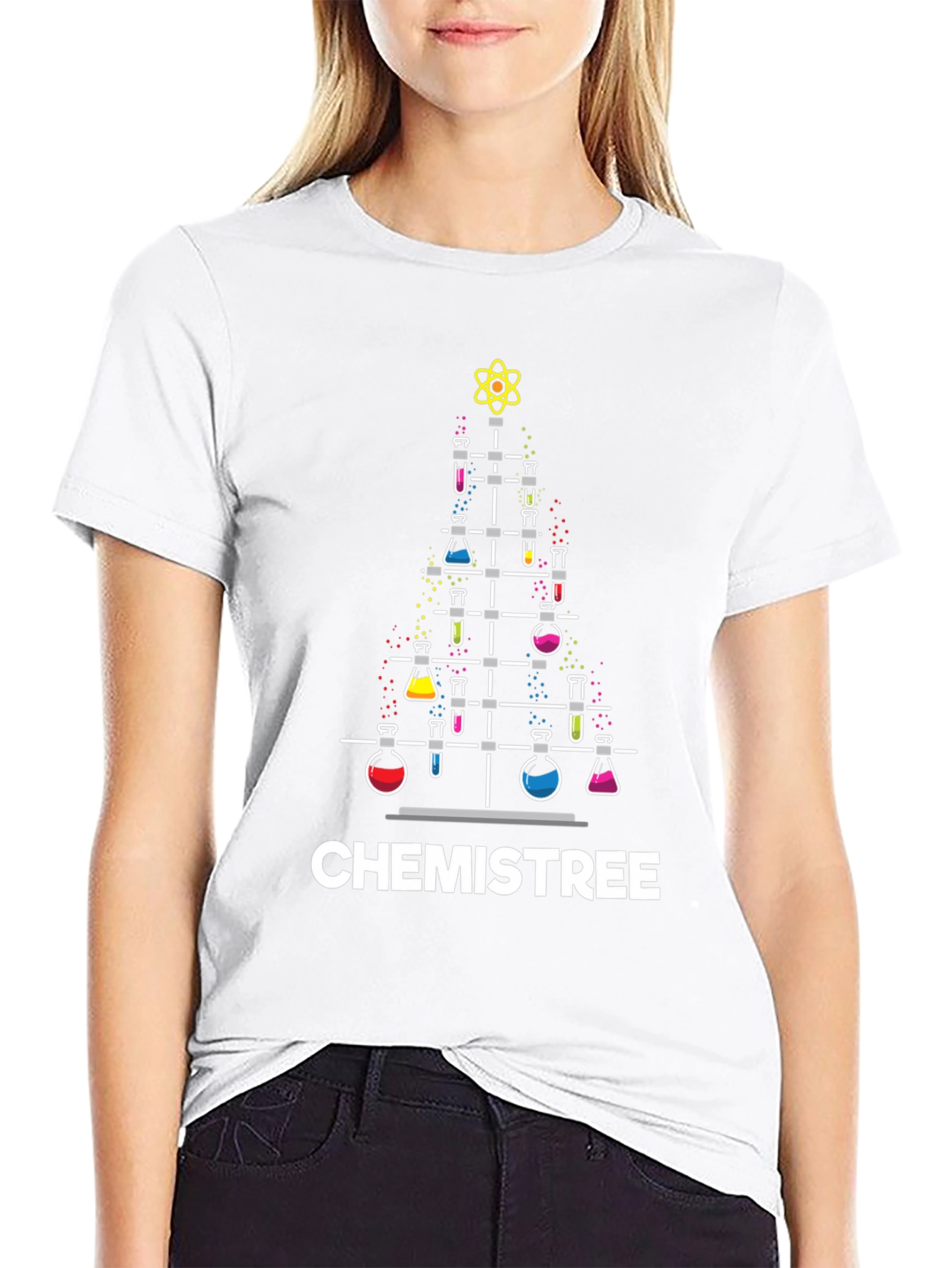 Chemistree Holiday Tee - Science Christmas T-Shirt