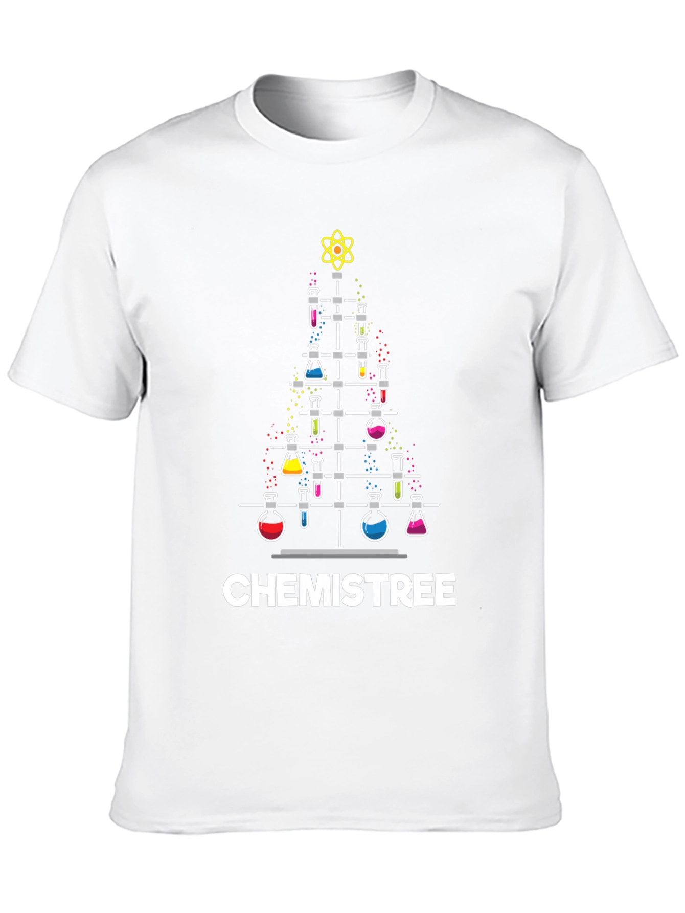 Chemistree Holiday Tee - Science Christmas T-Shirt