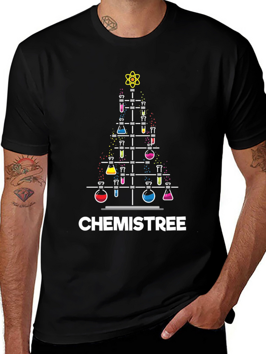 Chemistree Holiday Tee - Science Christmas T-Shirt