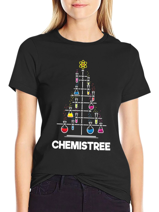 Chemistree Holiday Tee - Science Christmas T-Shirt